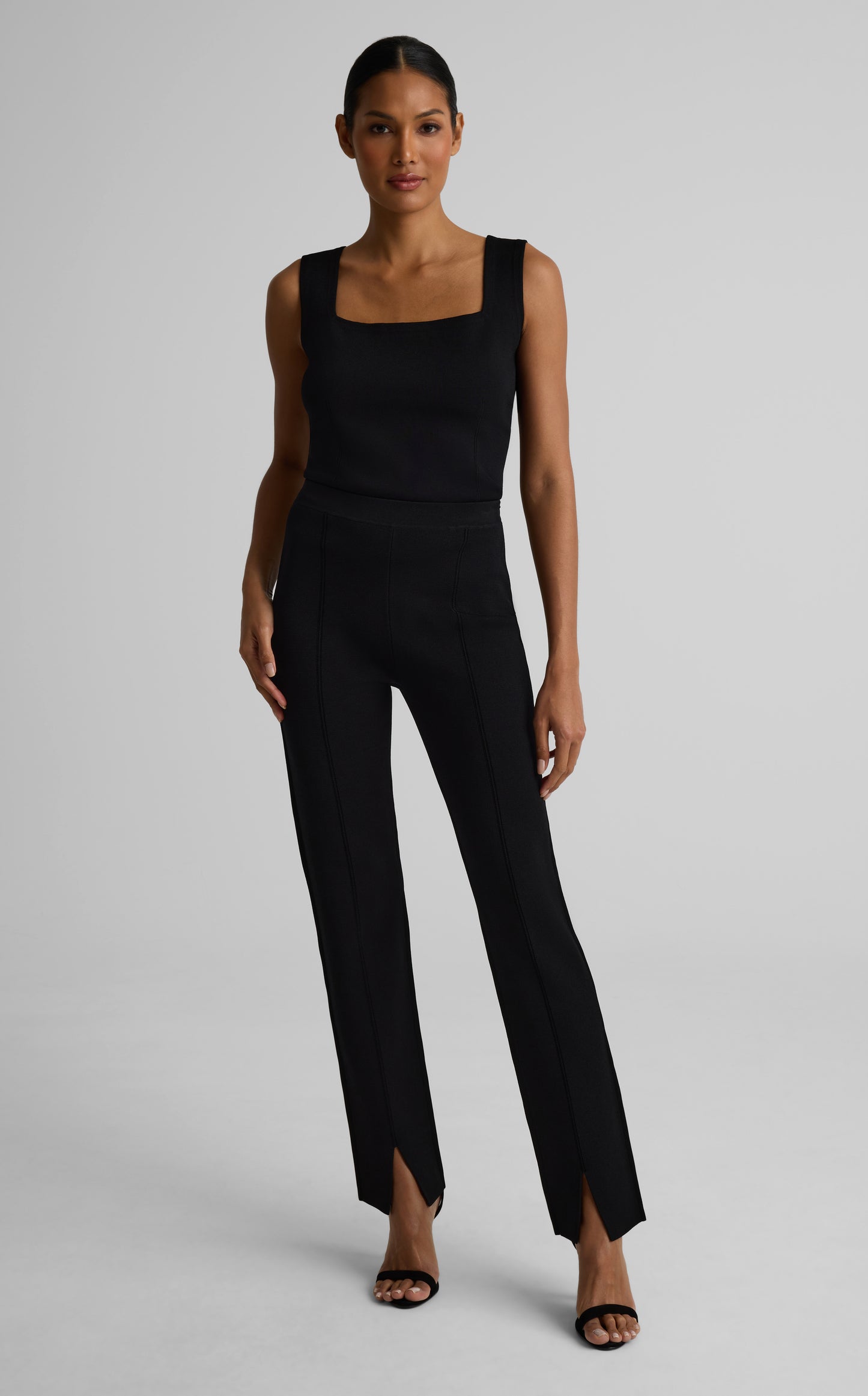 Abby Top In Santa Roma Knit