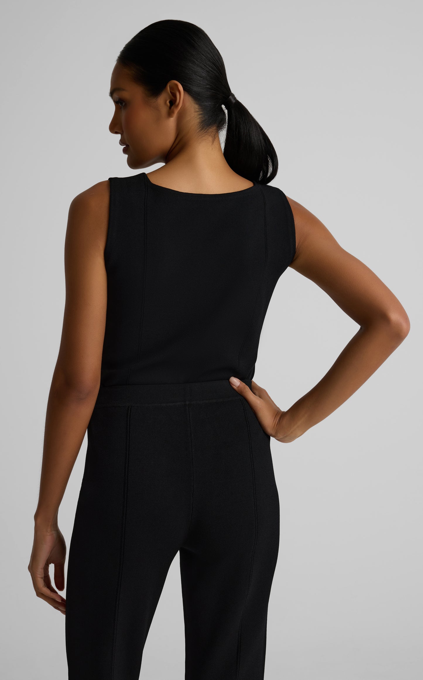 Abby Top In Santa Roma Knit