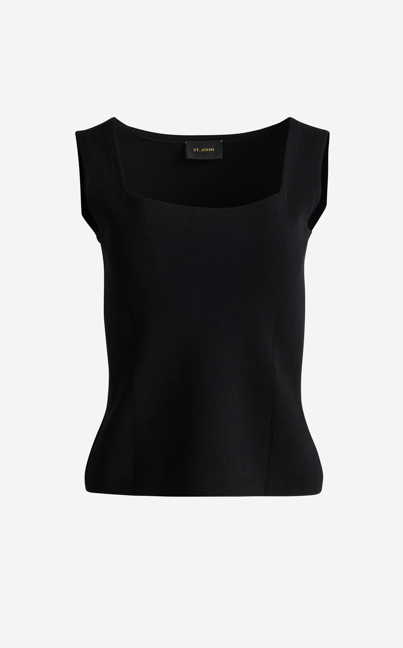 Abby Top In Santa Roma Knit