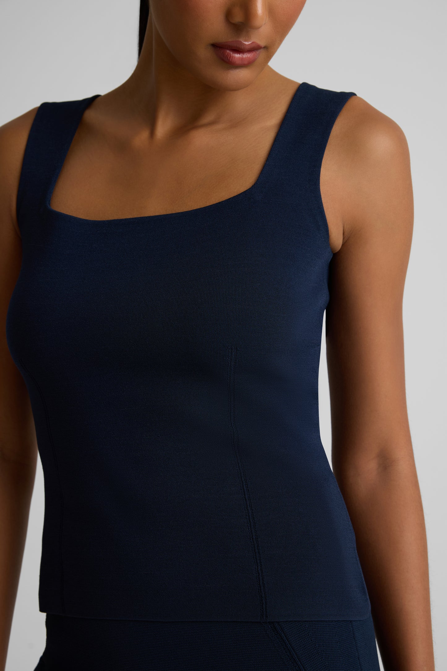 Abby Top In Santa Roma Knit