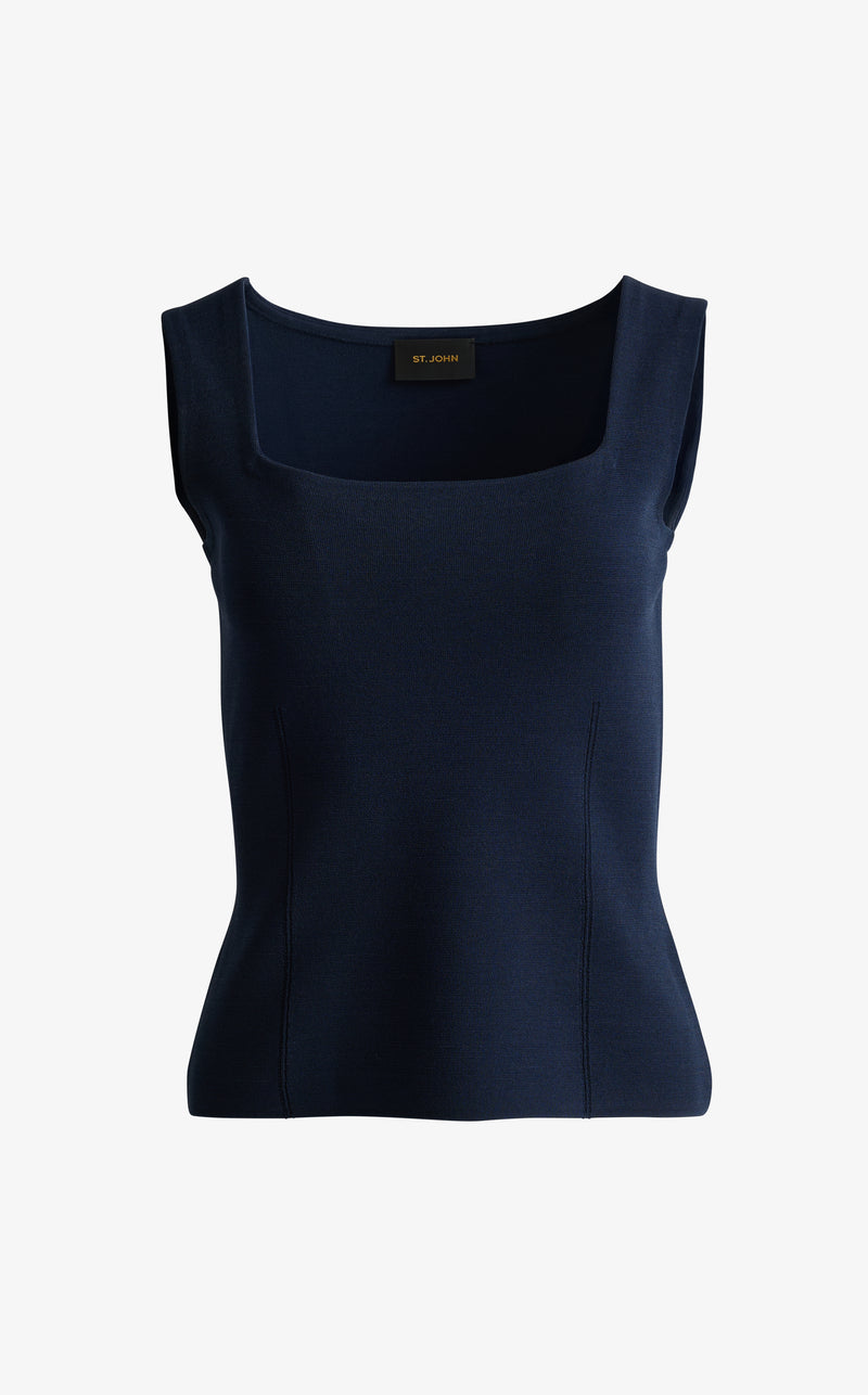 Abby Top In Santa Roma Knit
