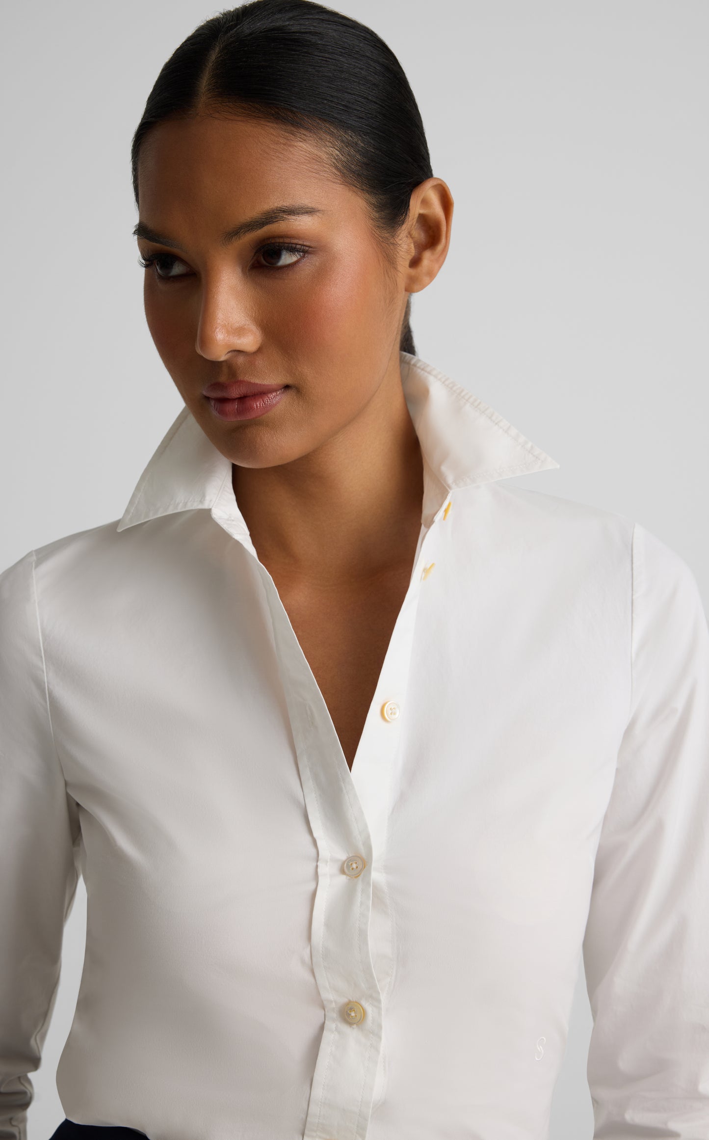 Melissa Blouse In Stretch Poplin
