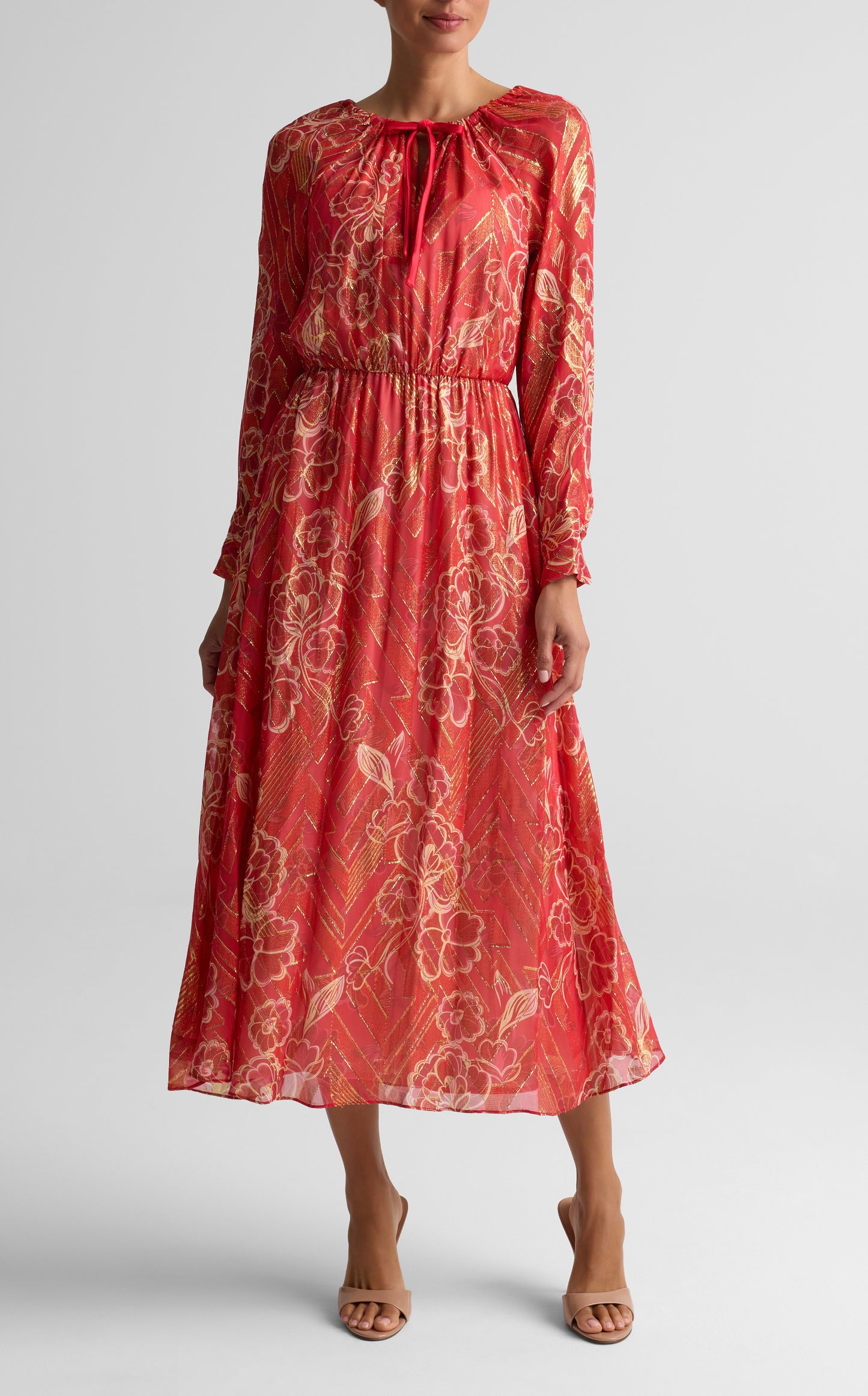 Geo Bouquet Fil Coupé Dress