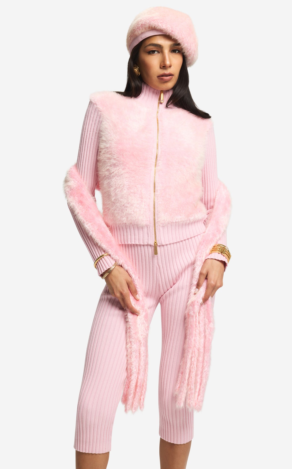 Pant in Ribbed Knit