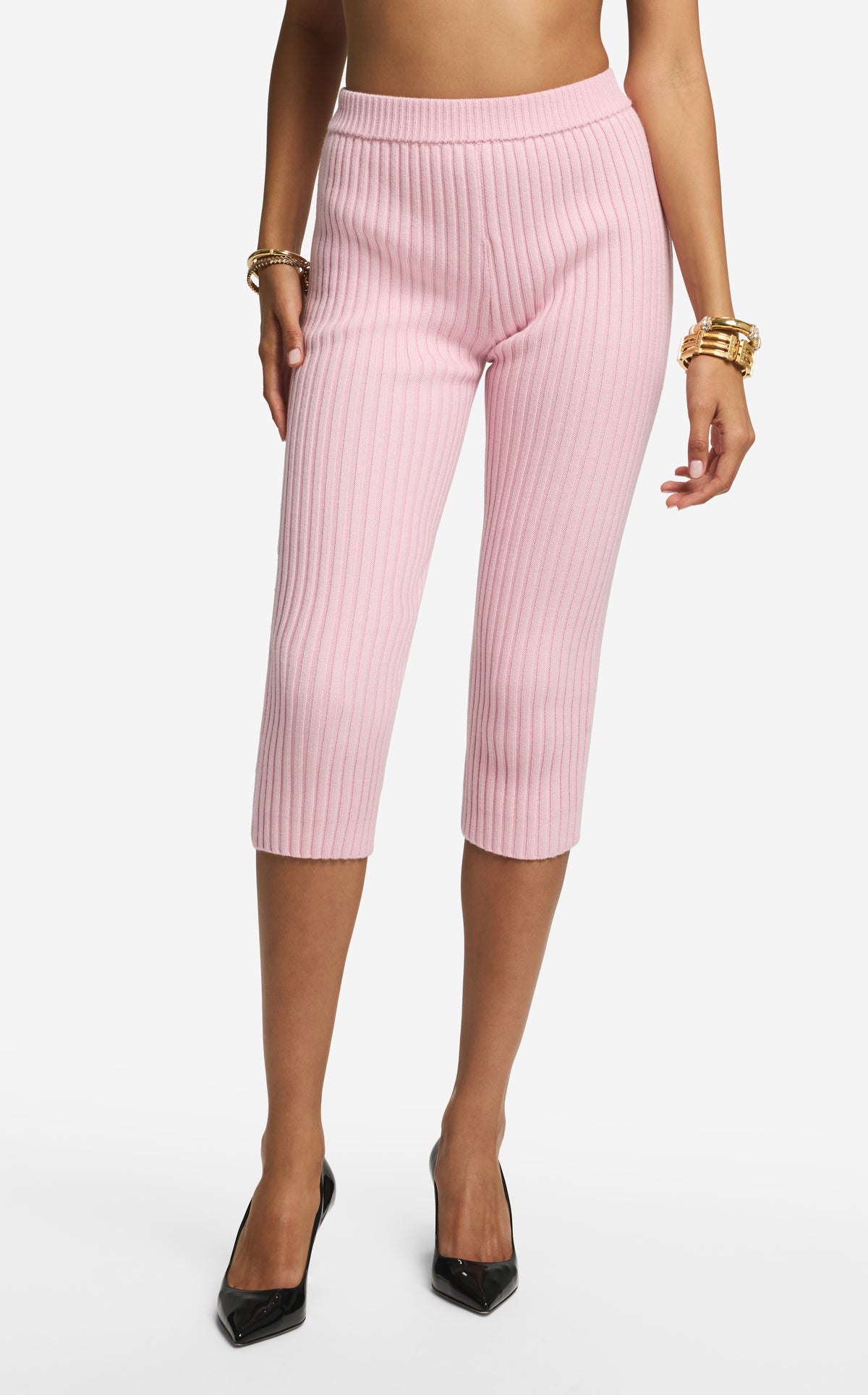 Pant in Ribbed Knit