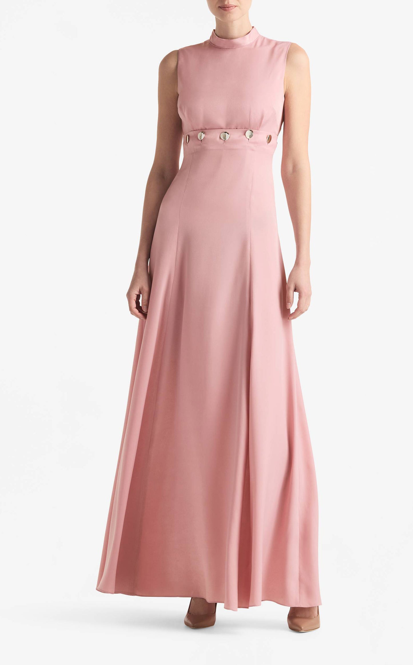 Satin Velvet Gown