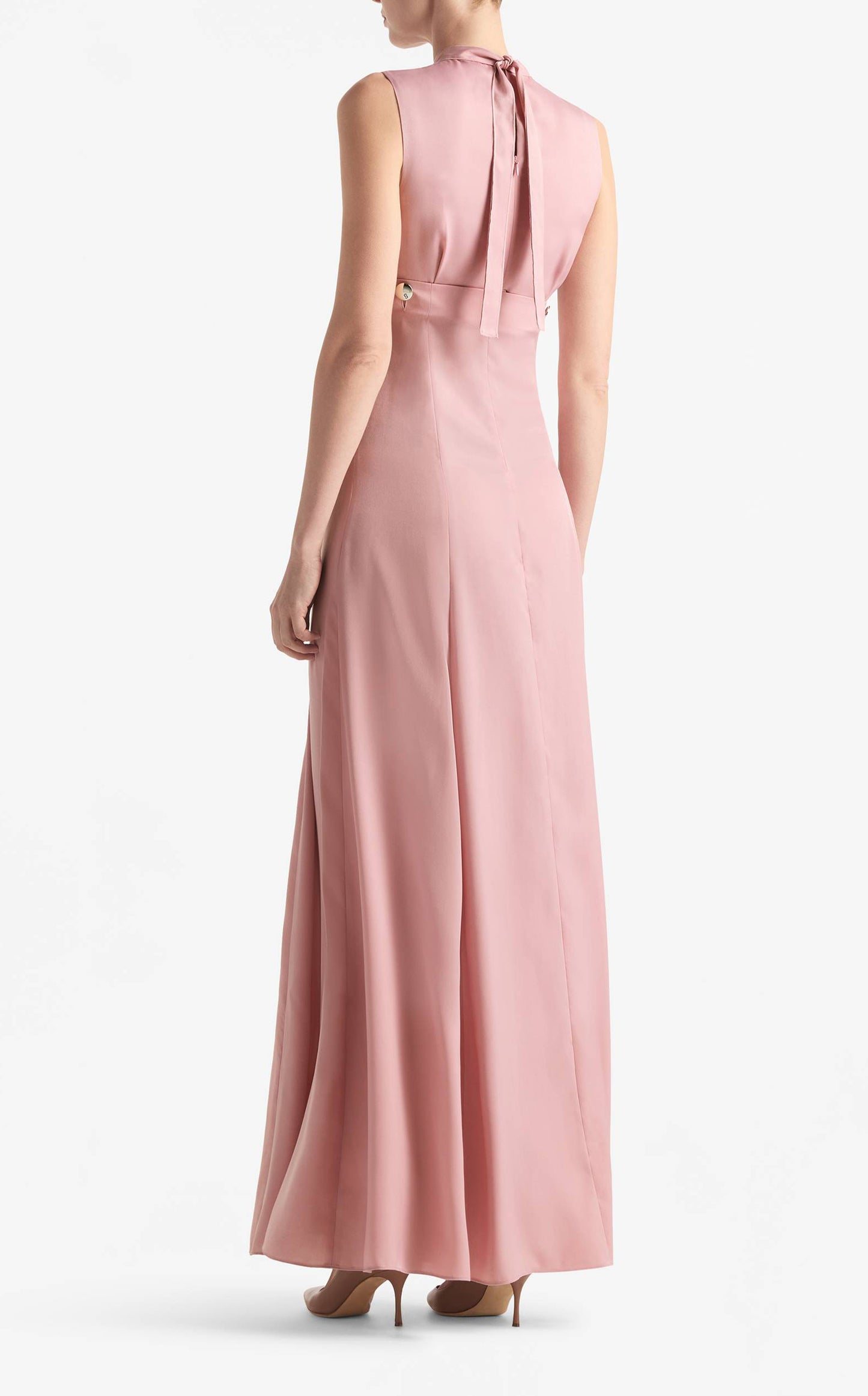 Satin Velvet Gown