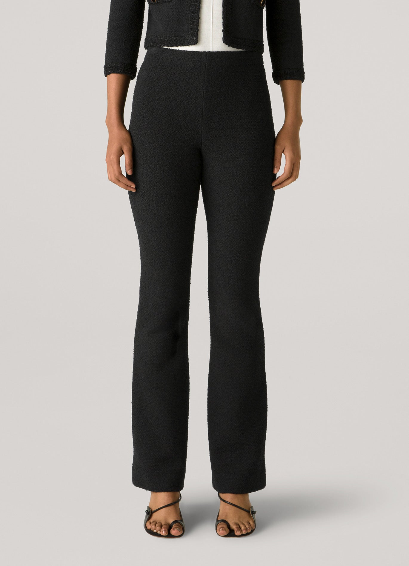 Compact Bouclé Knit Pant