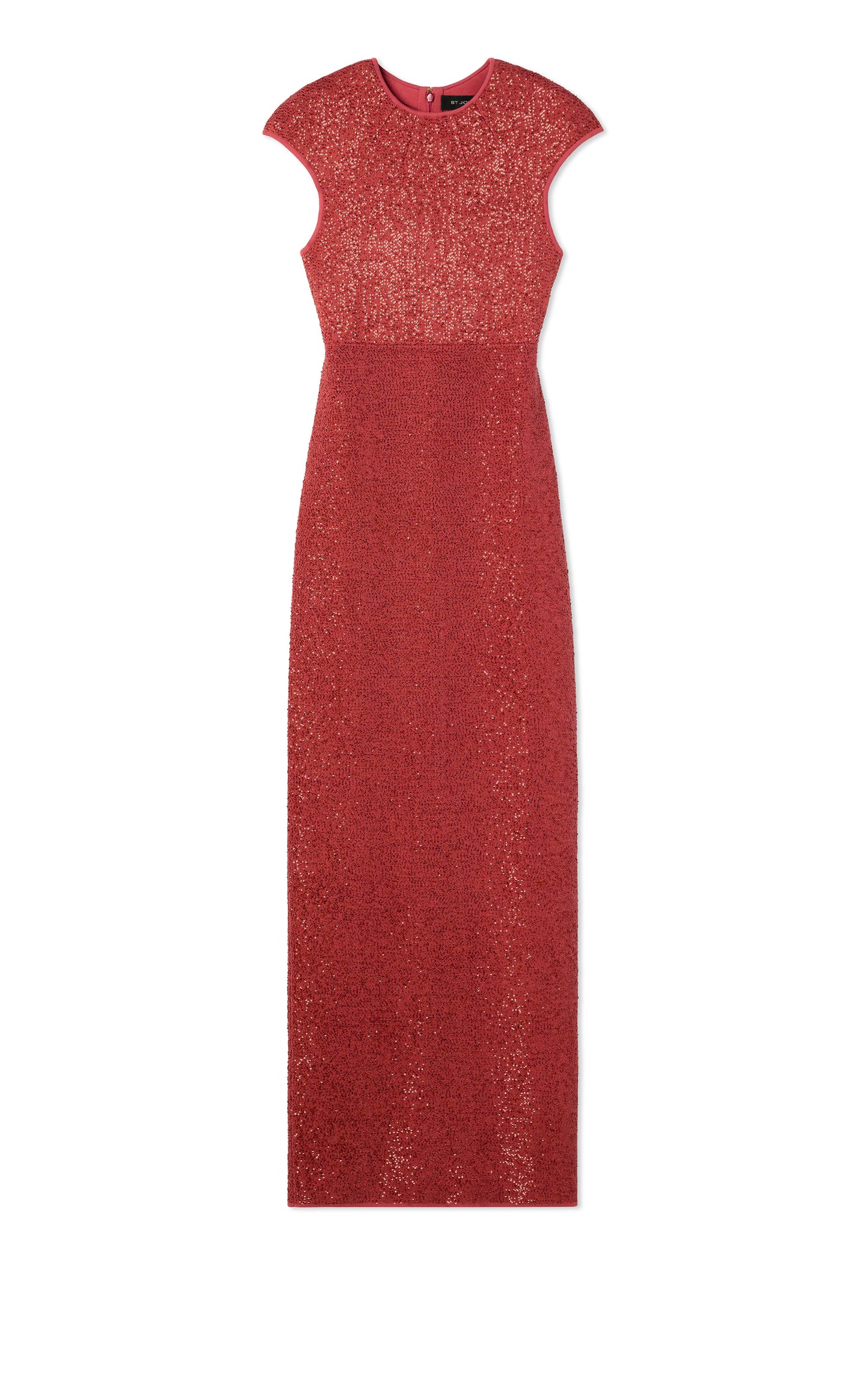 Stretch Sequin Knit Gown