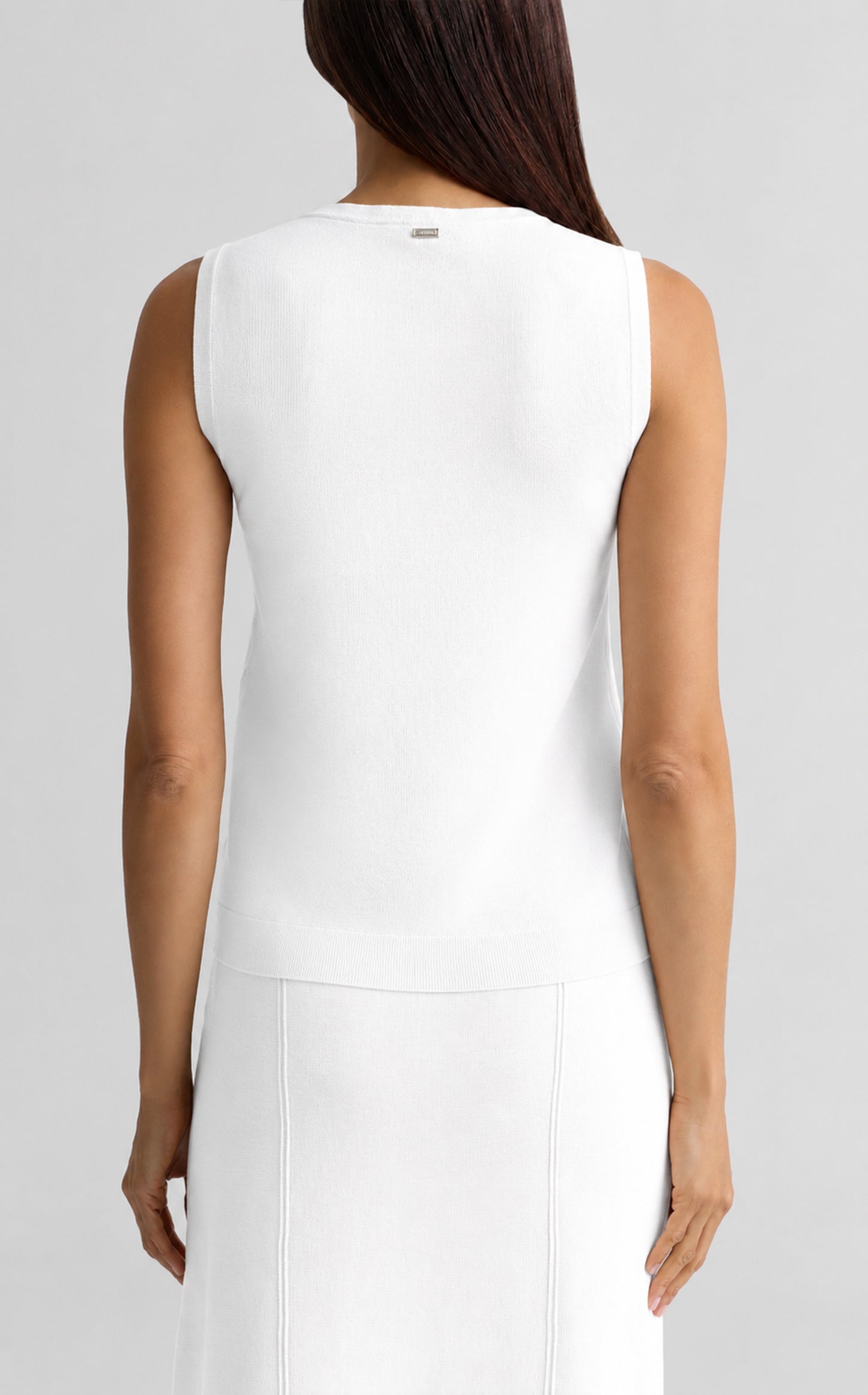 V-Neck Knit Shell