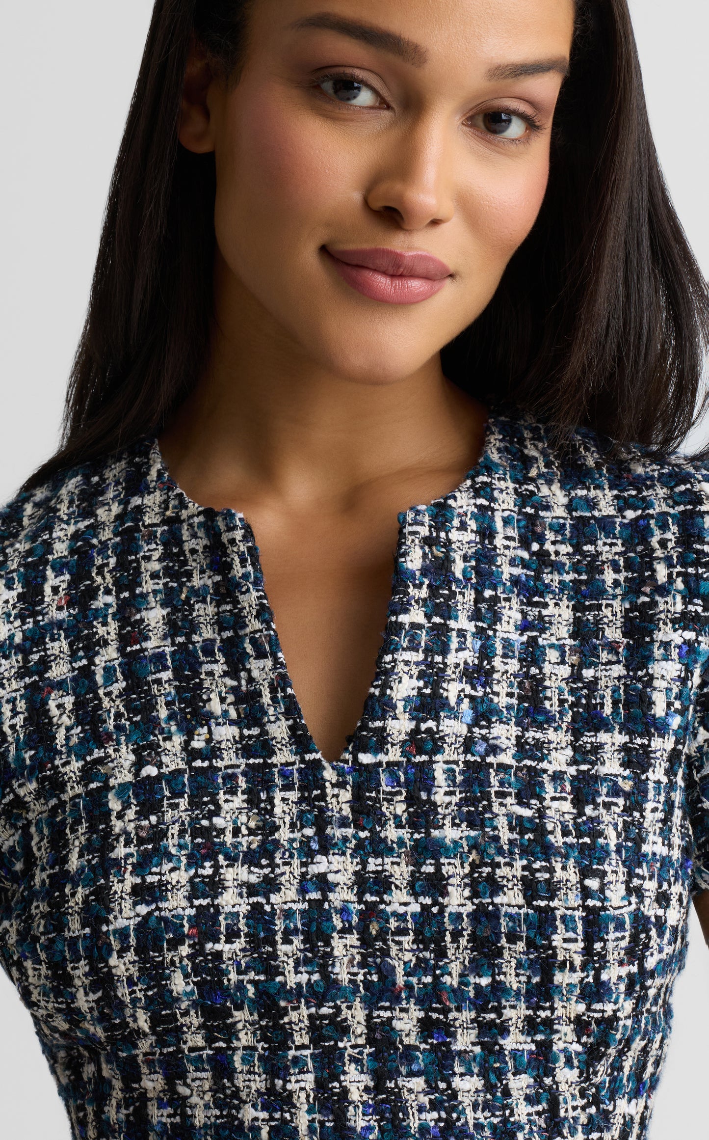 Vicki Dress In Aspen Tweed