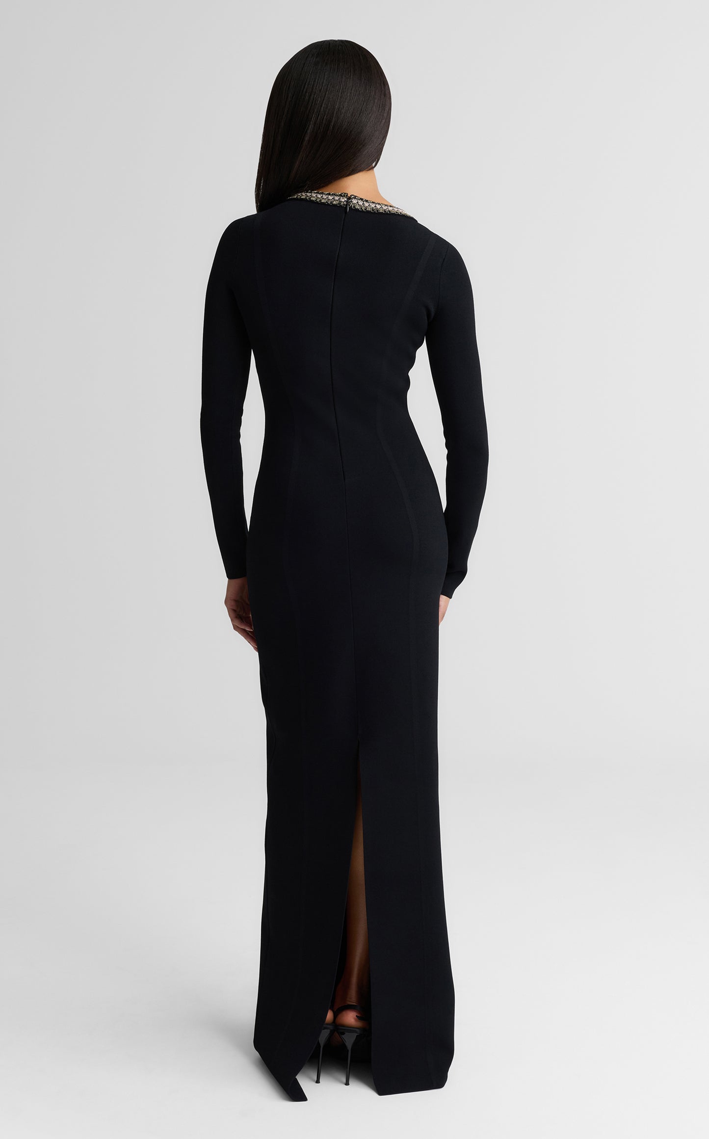 Alina Gown In Santa Roma Knit