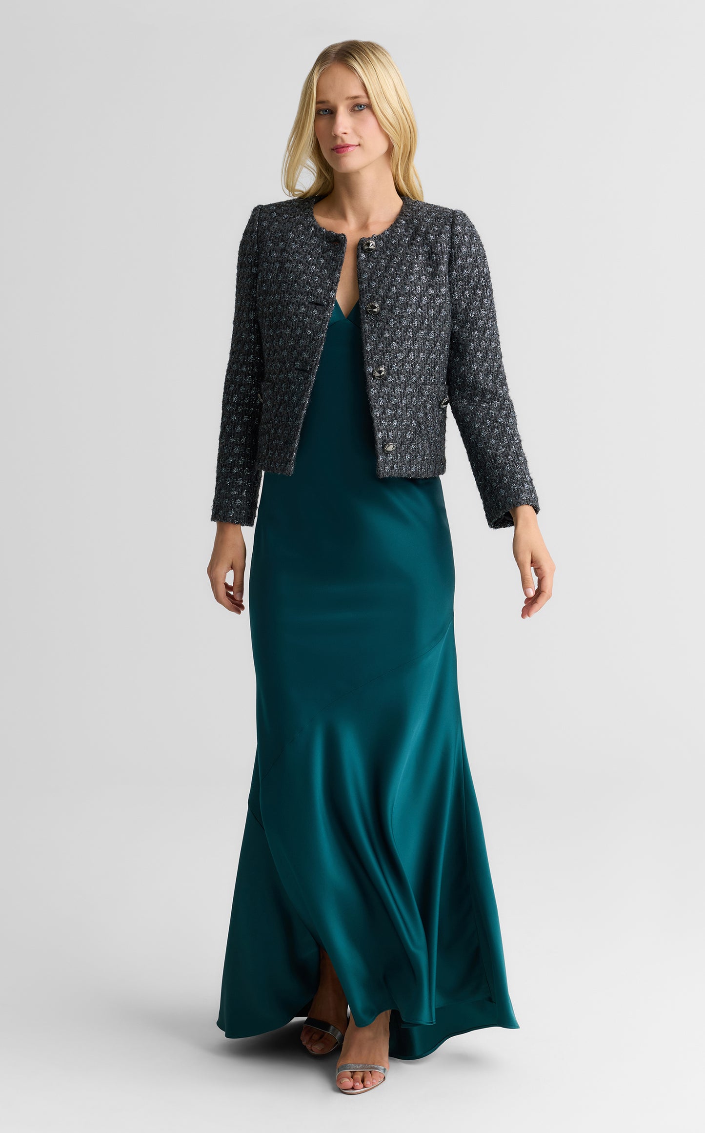 Wendy Gown In Liquid Satin