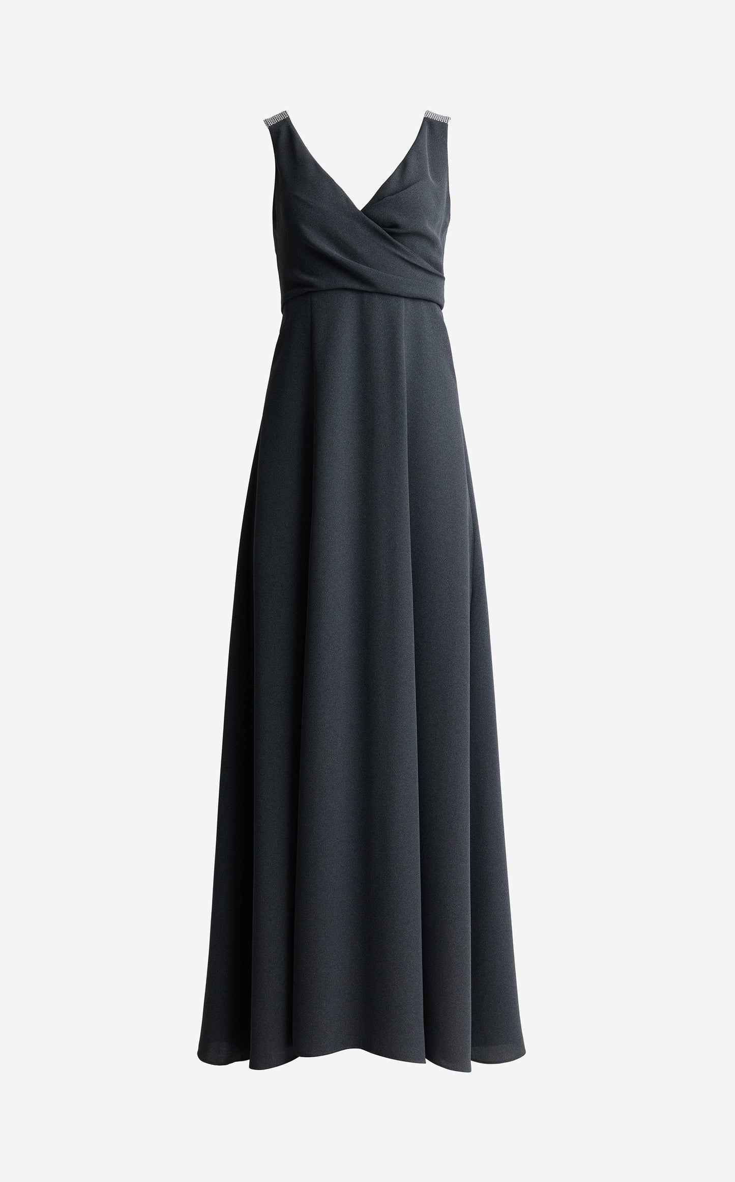 Tess Gown In Heathered Crepe