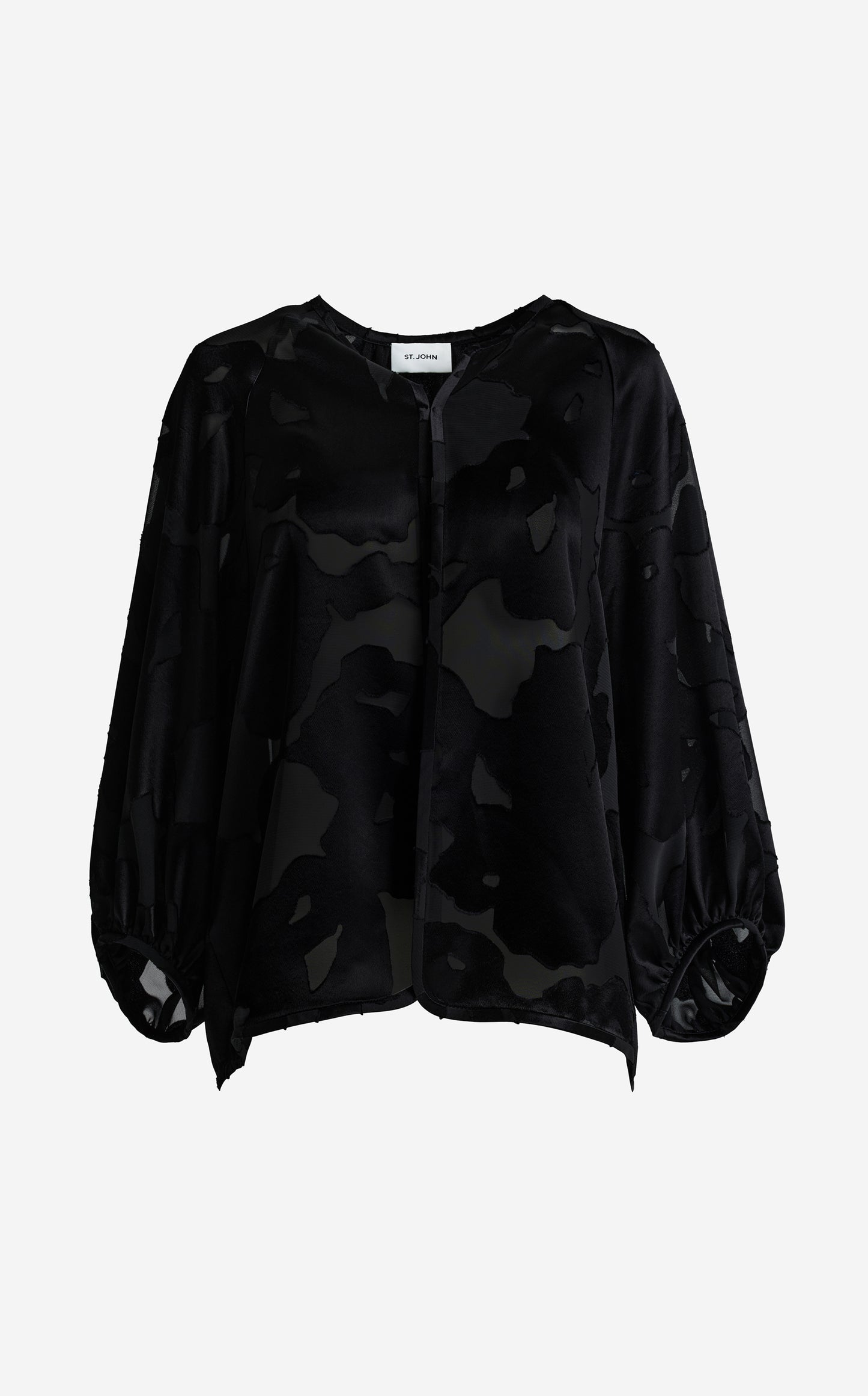 Felicity Capelet In Satin Abstract Burnout