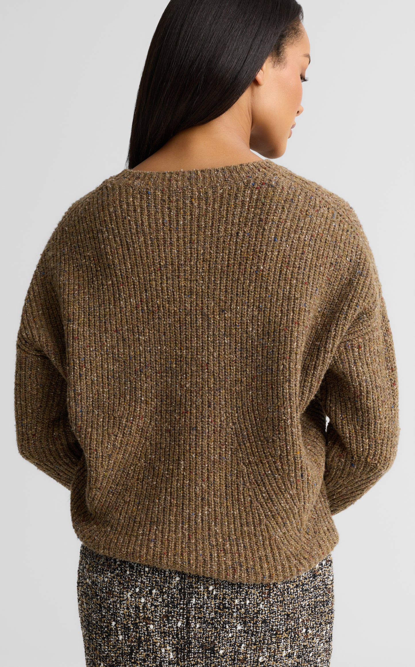 Patty Sweater In Donegal Knit