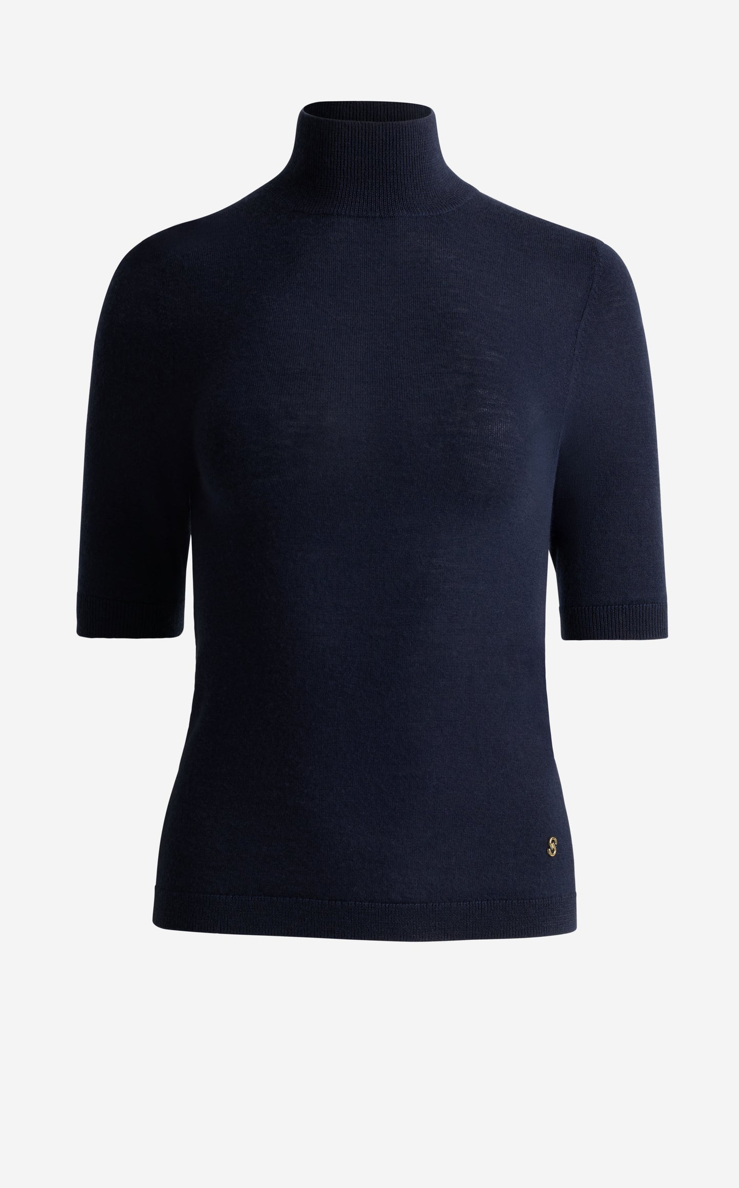 Mock Neck Sweater In Fine Gauge Cashmere