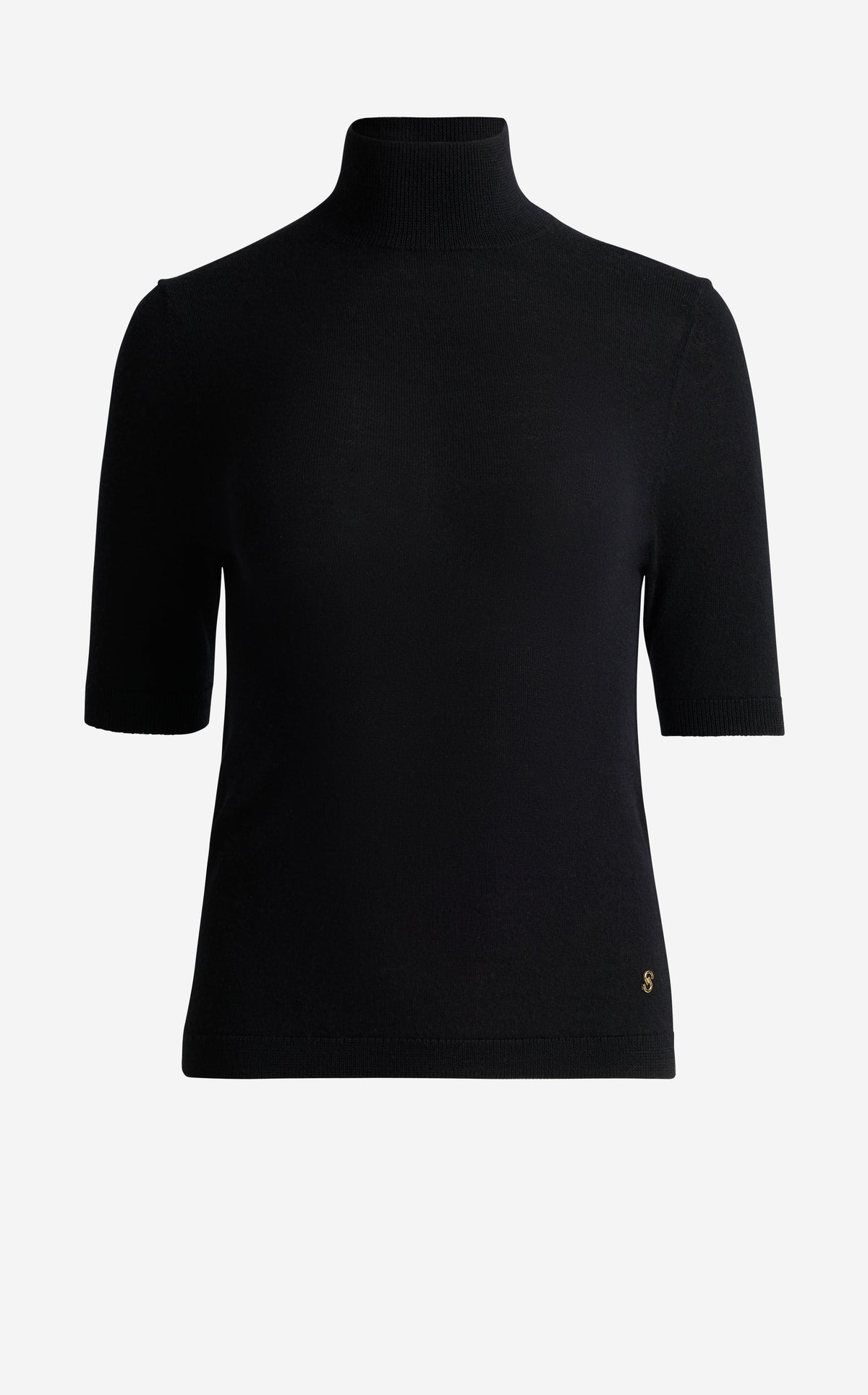 Mock Neck Sweater In Fine Gauge Cashmere