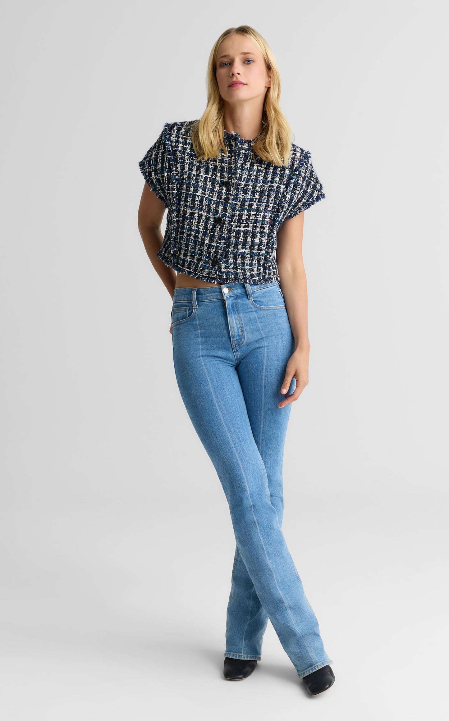 Randi Jacket In Aspen Tweed