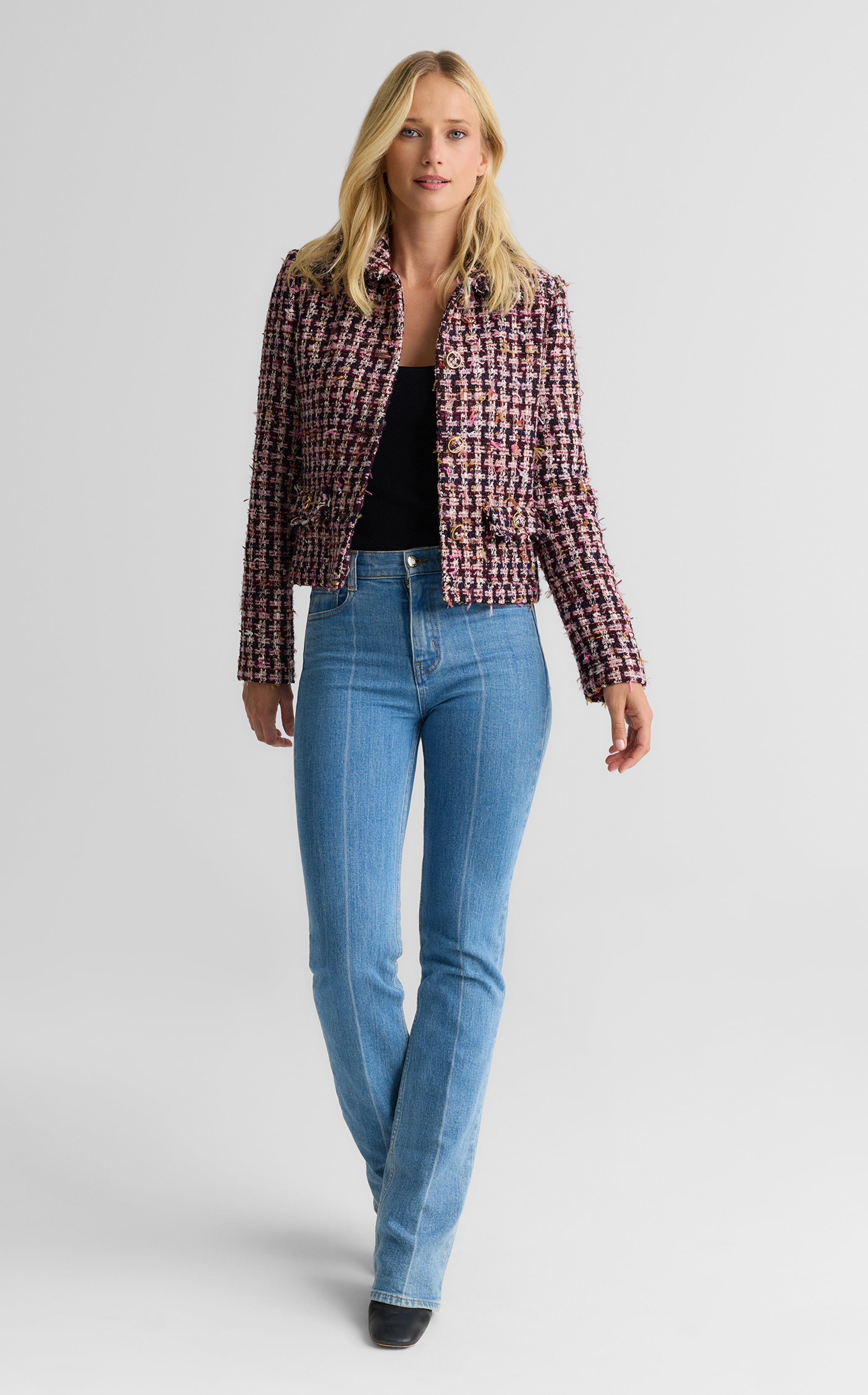 Bristol Jacket In Lachman Tweed – St. John Knits