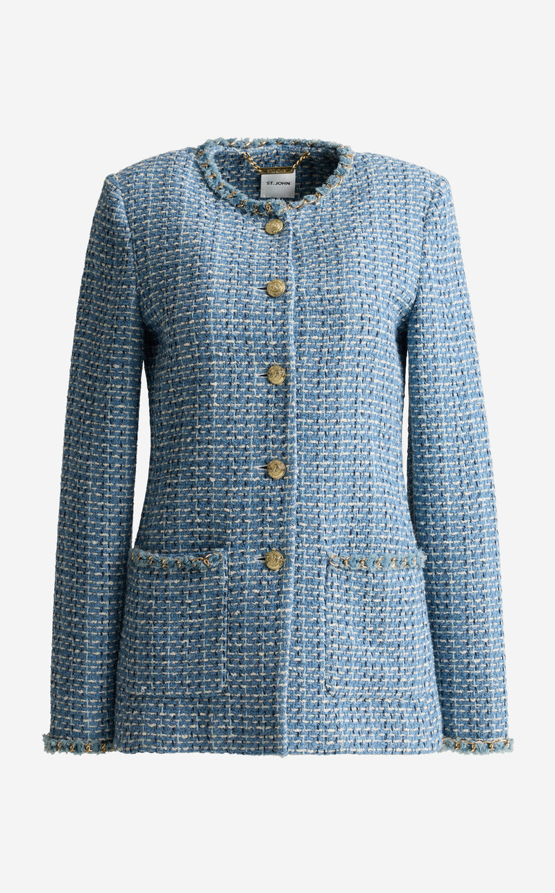 Long Jacket In Vilette Tweed