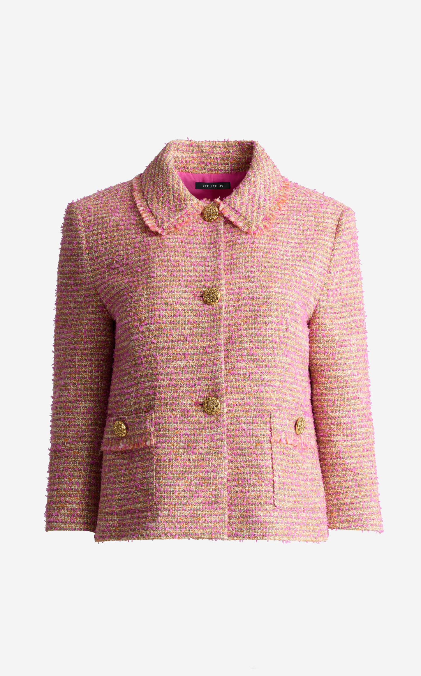 Multicolor Eyelash Tweed Jacket