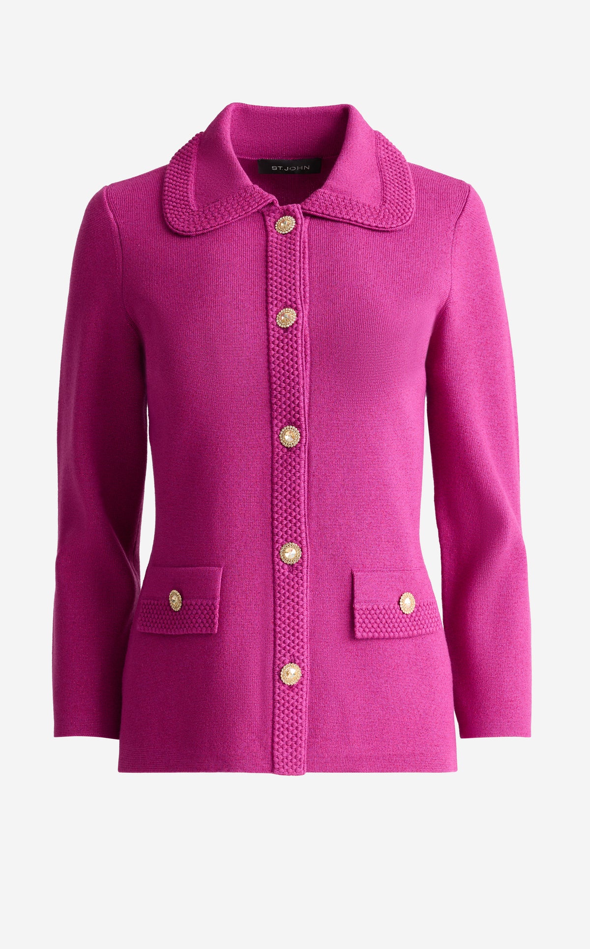 Lurex Stretch Knit Jacket