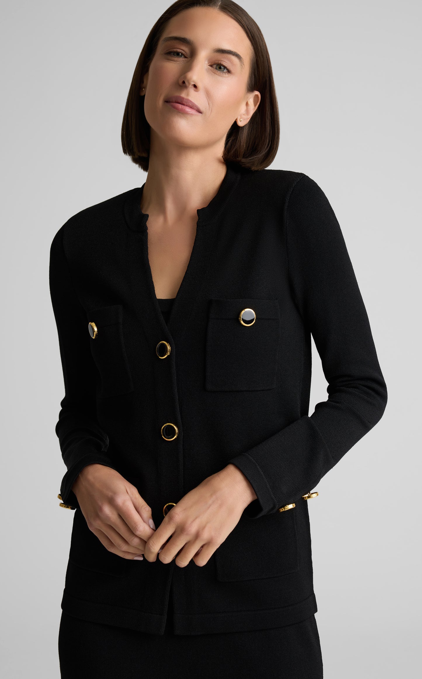 Santiago Knit Button Jacket