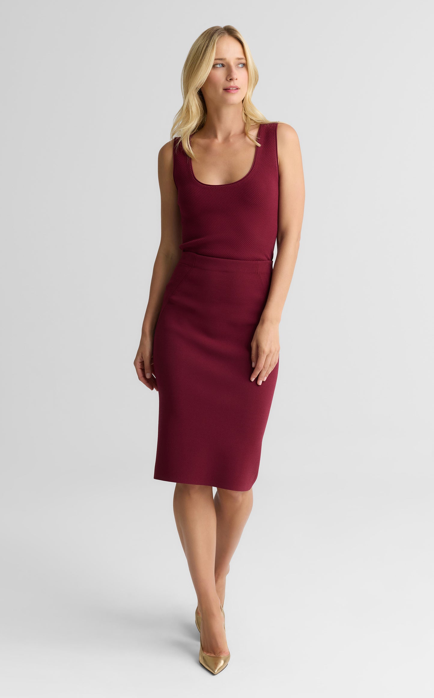 Nina Skirt In Santa Roma Knit