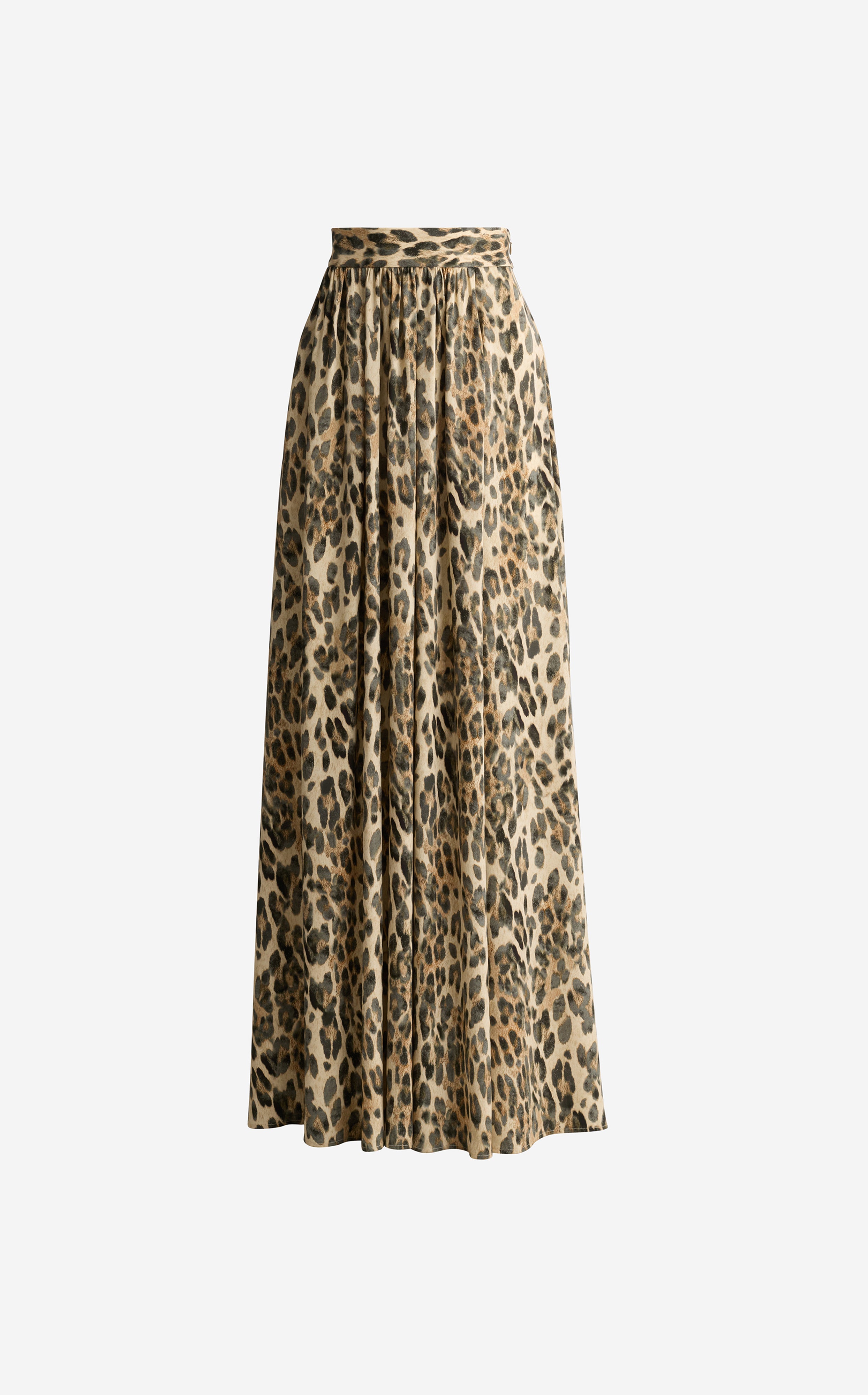 Bethany Skirt In Leopard Print Georgette – St. John Knits