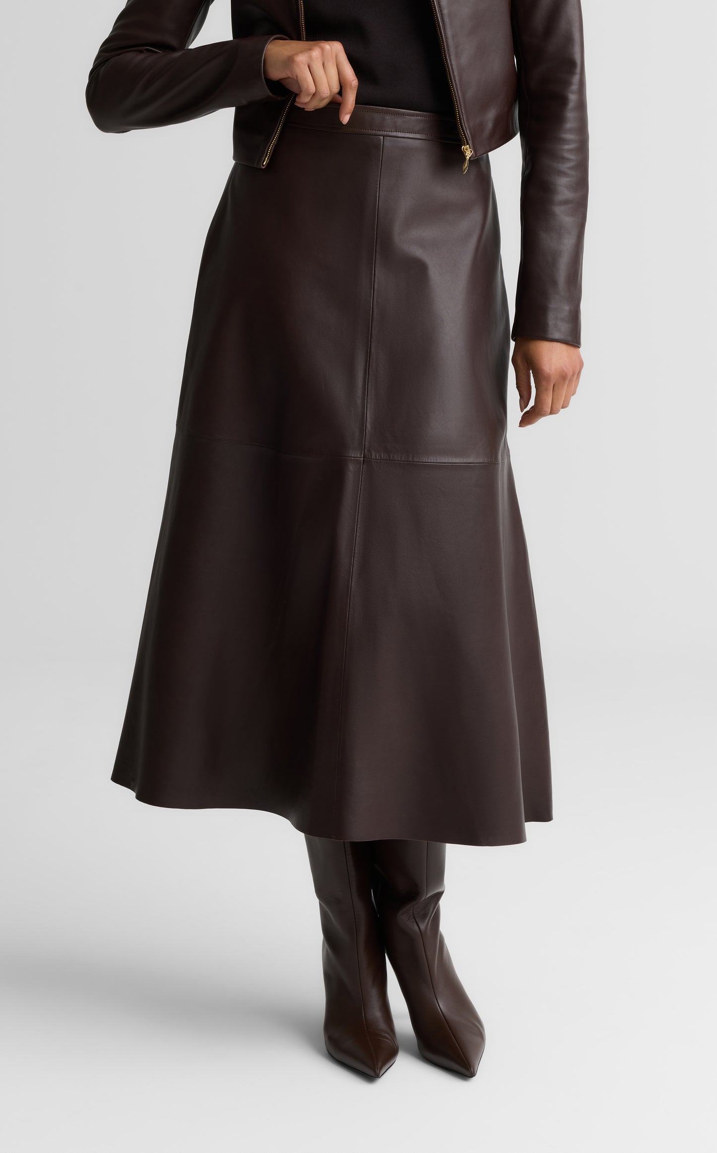Rowan Skirt In Nappa Leather