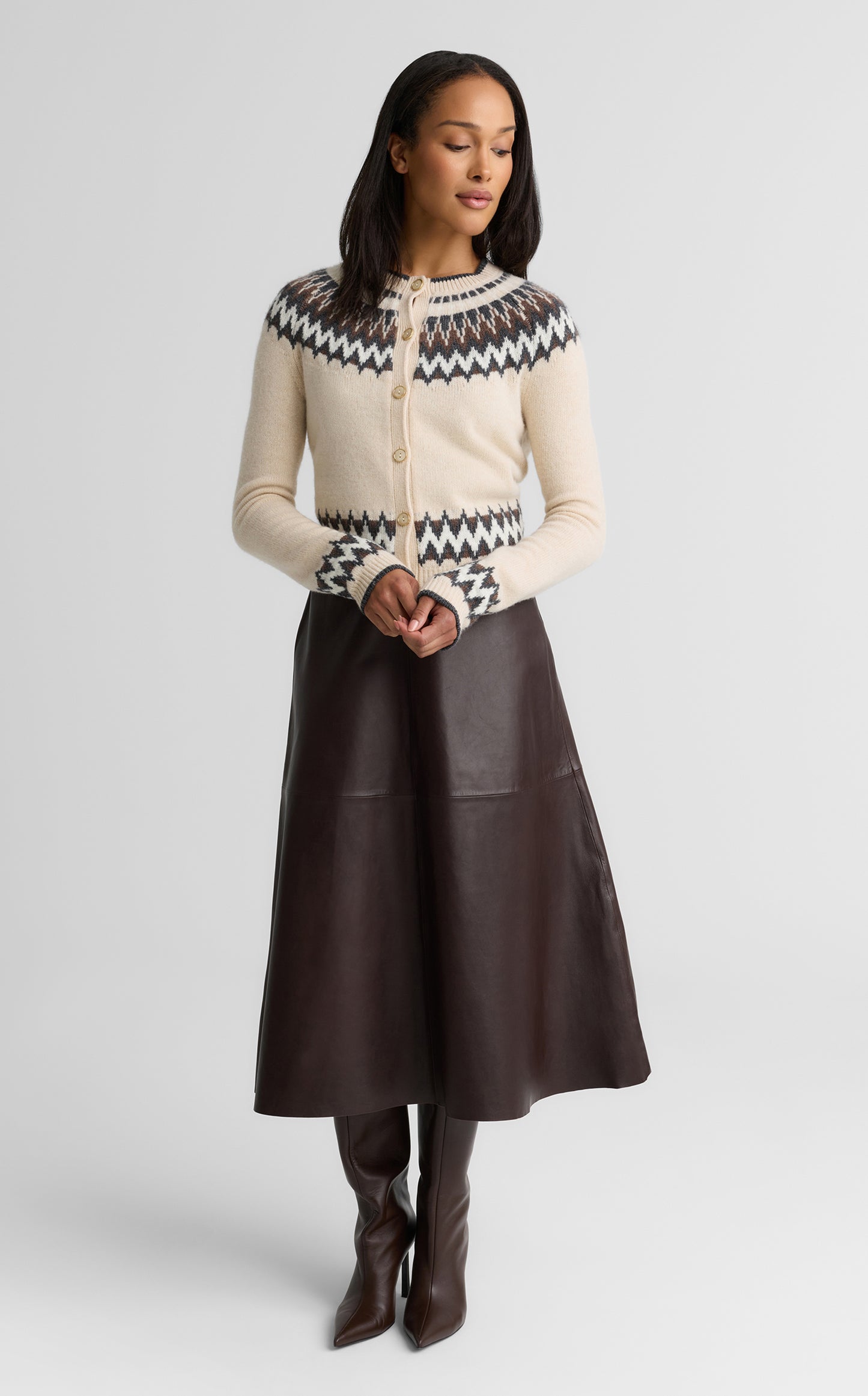 Rowan Skirt In Nappa Leather