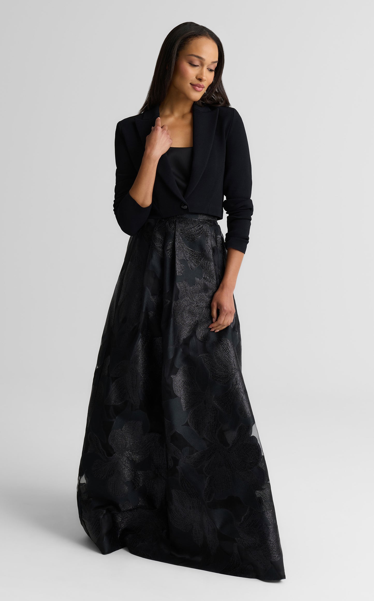 Bethany Skirt In Floral Organza