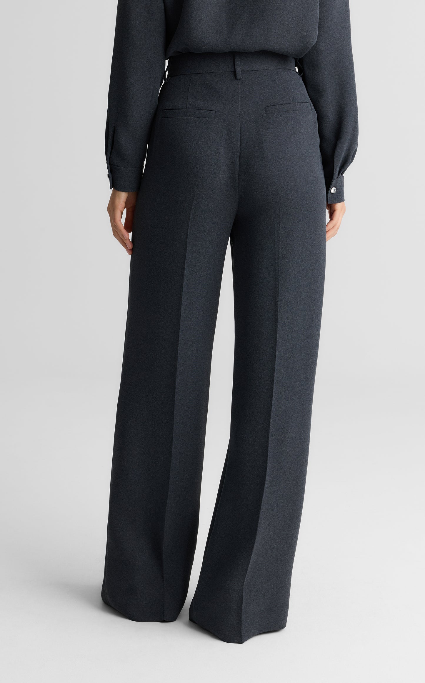 Maddie Pant In Heathered Crepe