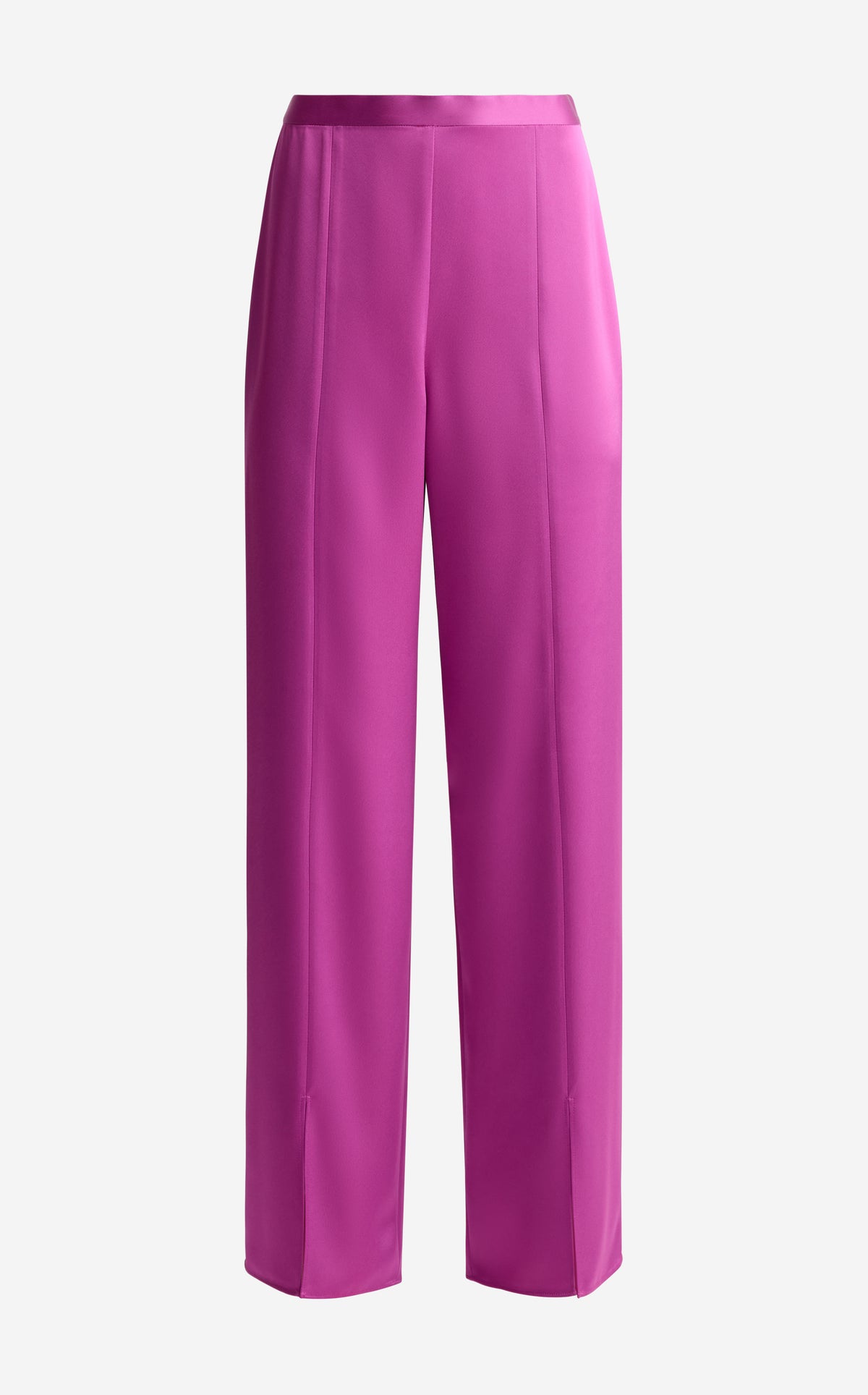 Satin Slit Pants