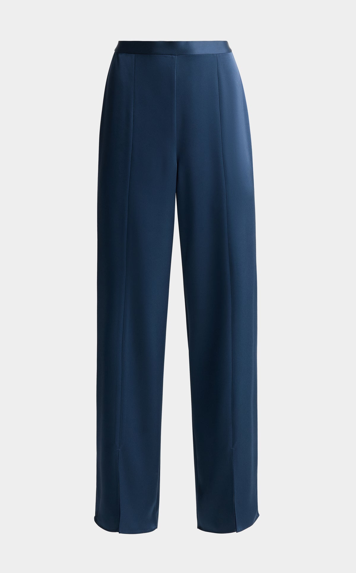 Satin Straight Leg Trousers