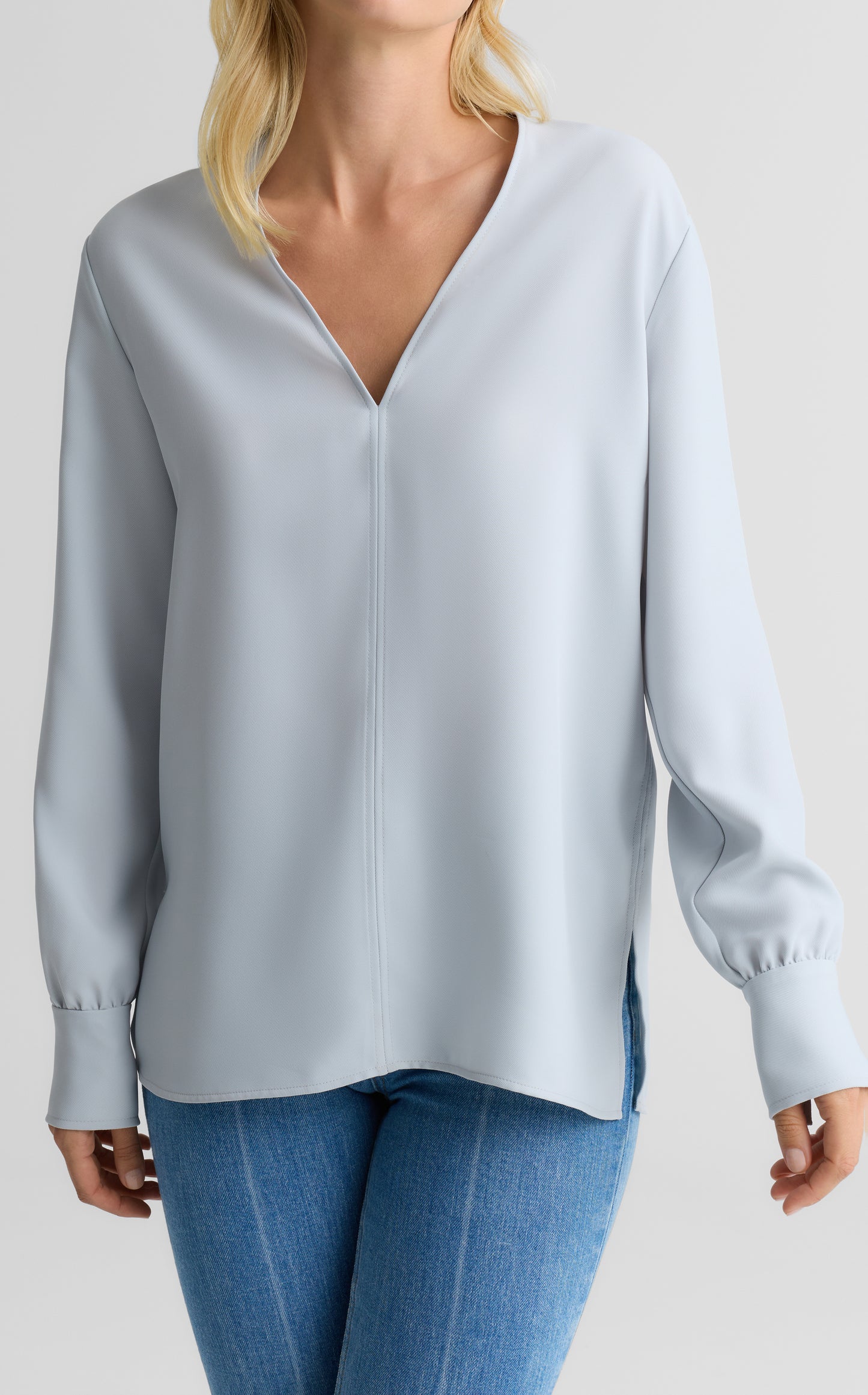 Yara Blouse In Lightweight Twill