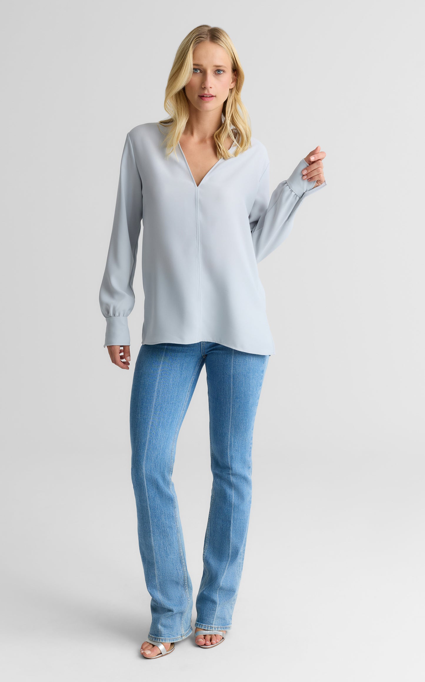 Yara Blouse In Lightweight Twill