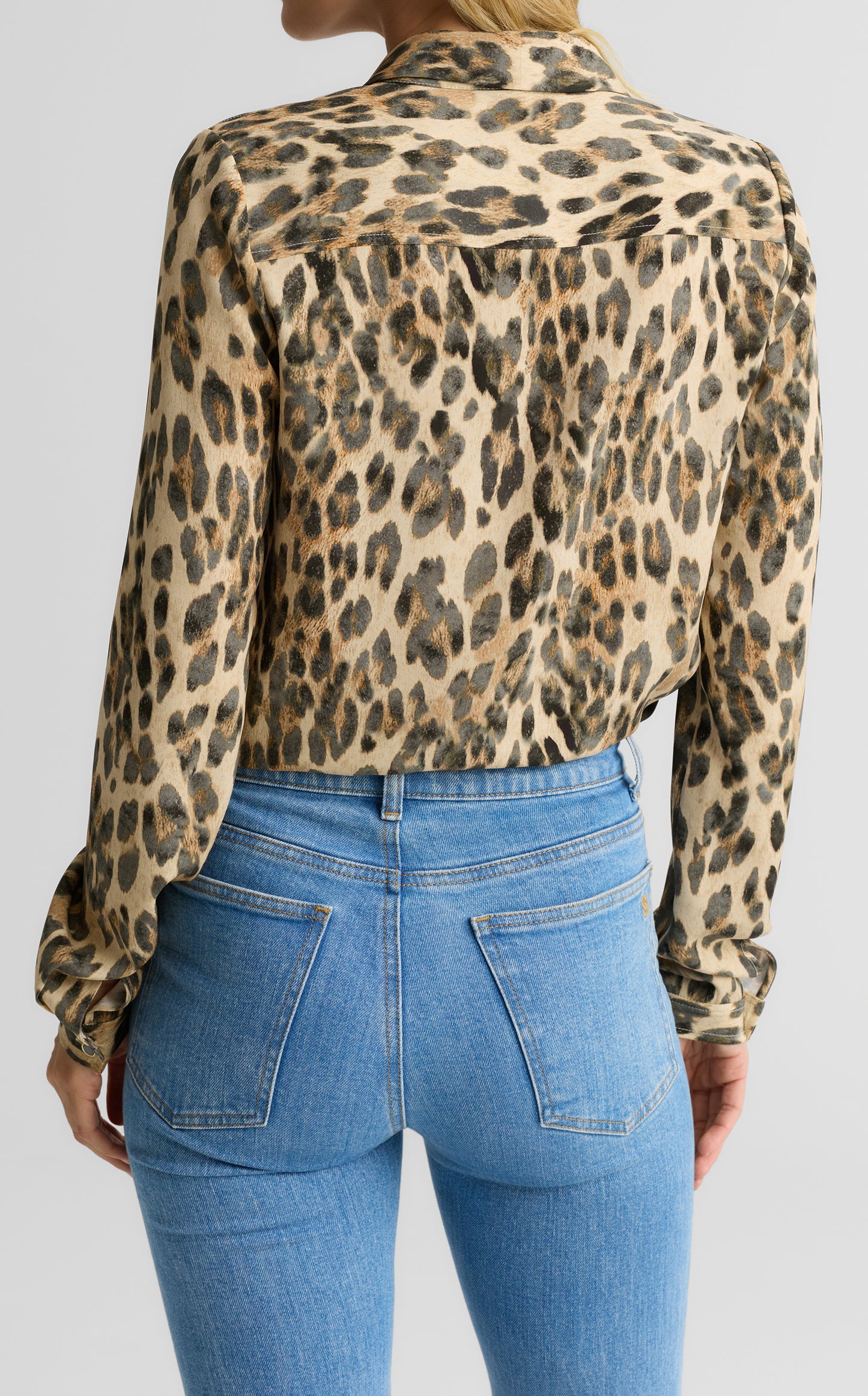 Hannah Blouse In Leopard Print