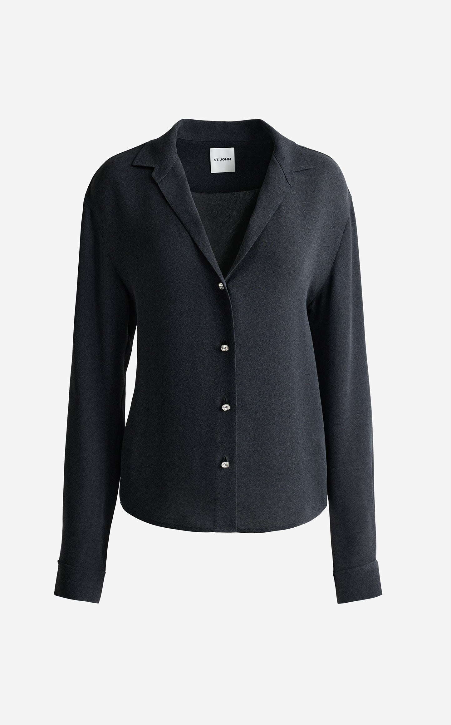 Noel Blouse In Heathered Crepe