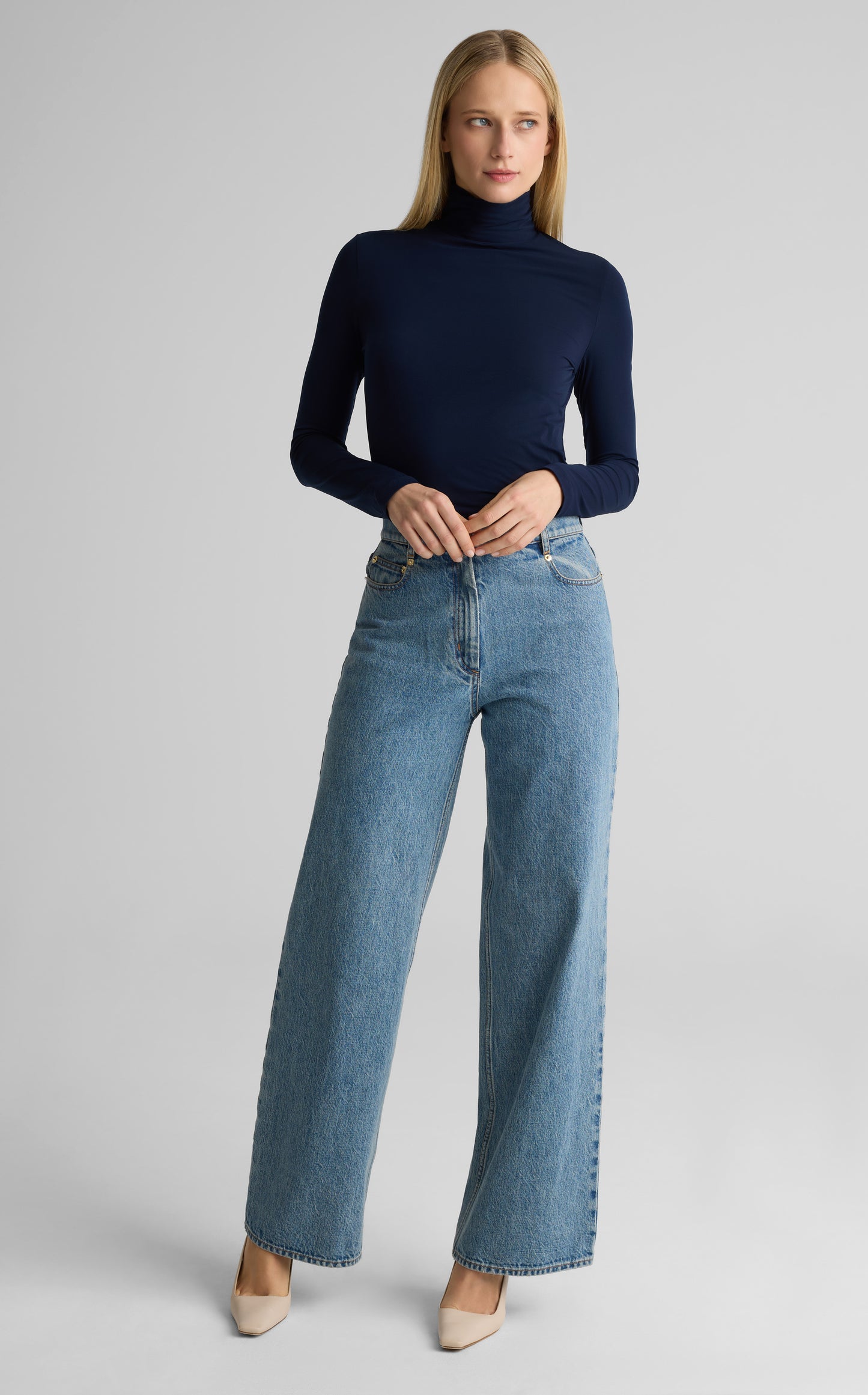 Long Sleeve T-Neck Shell