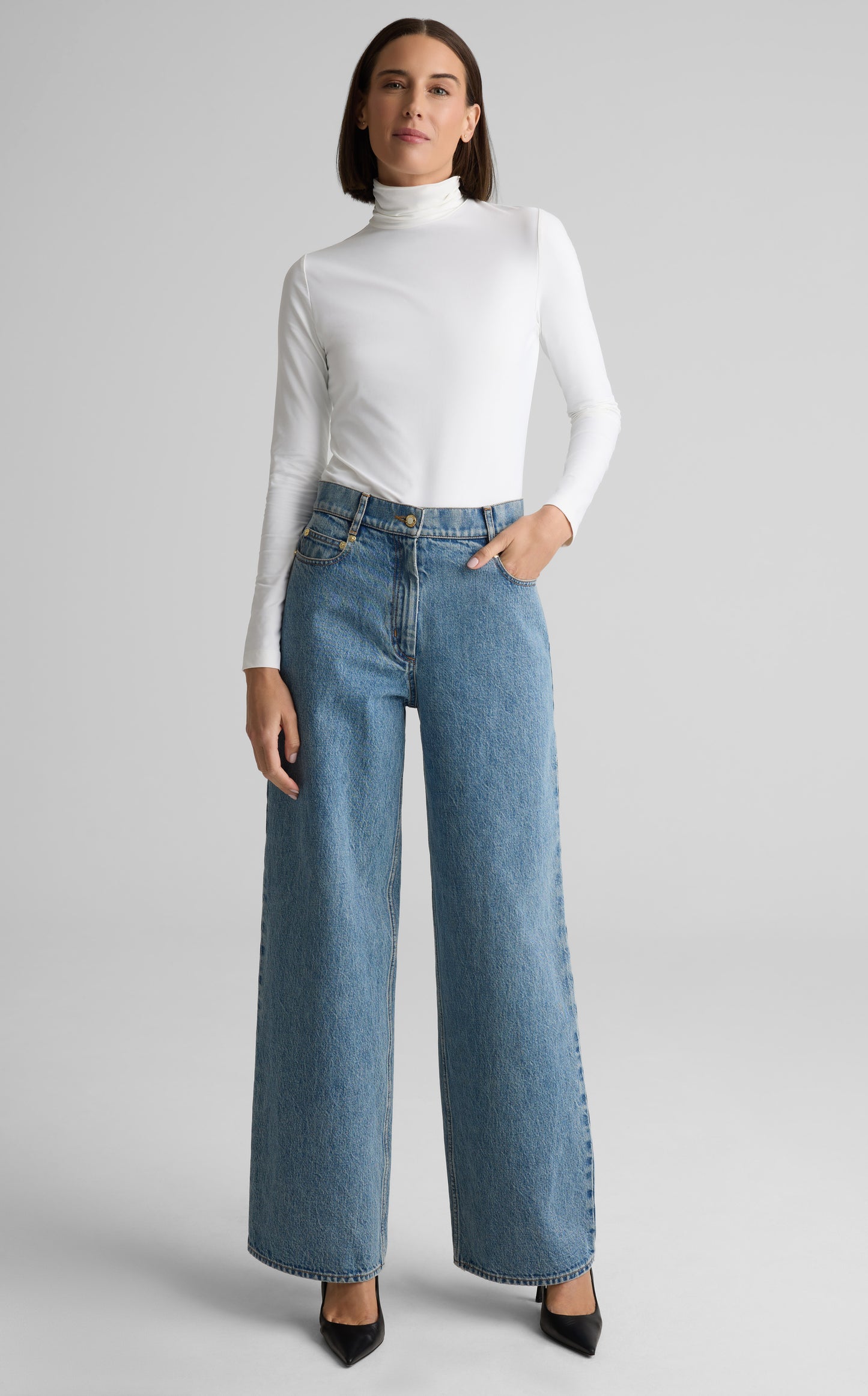 Long Sleeve T-Neck Shell