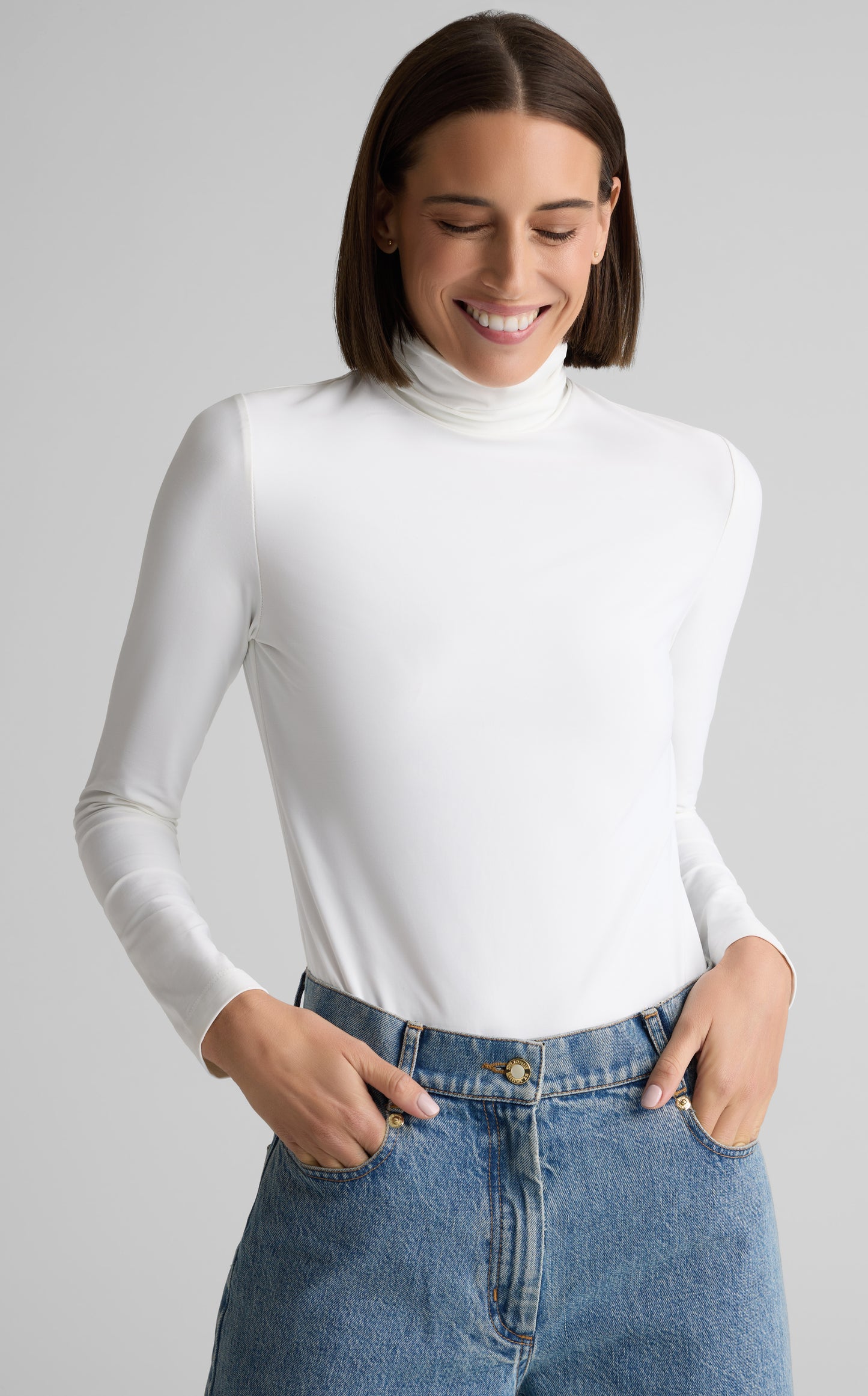 Long Sleeve T-Neck Shell
