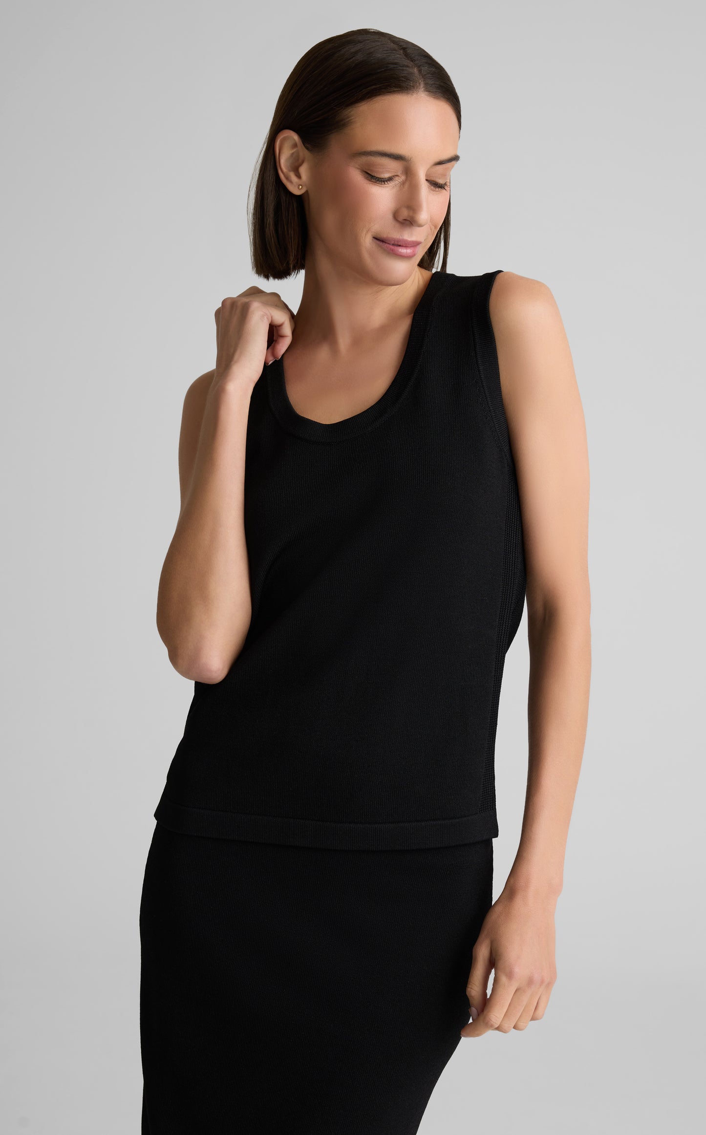 Santiago Knit Scoop Neck Shell