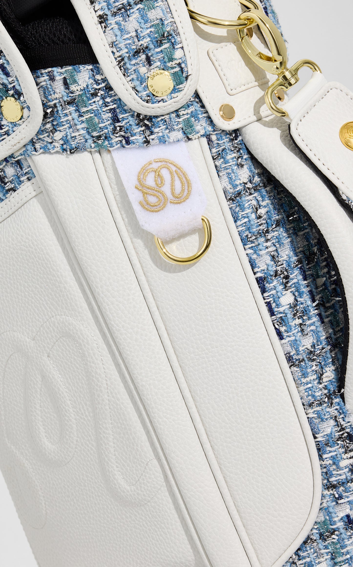 St. John x Malbon Signature Tweed Golf Bag