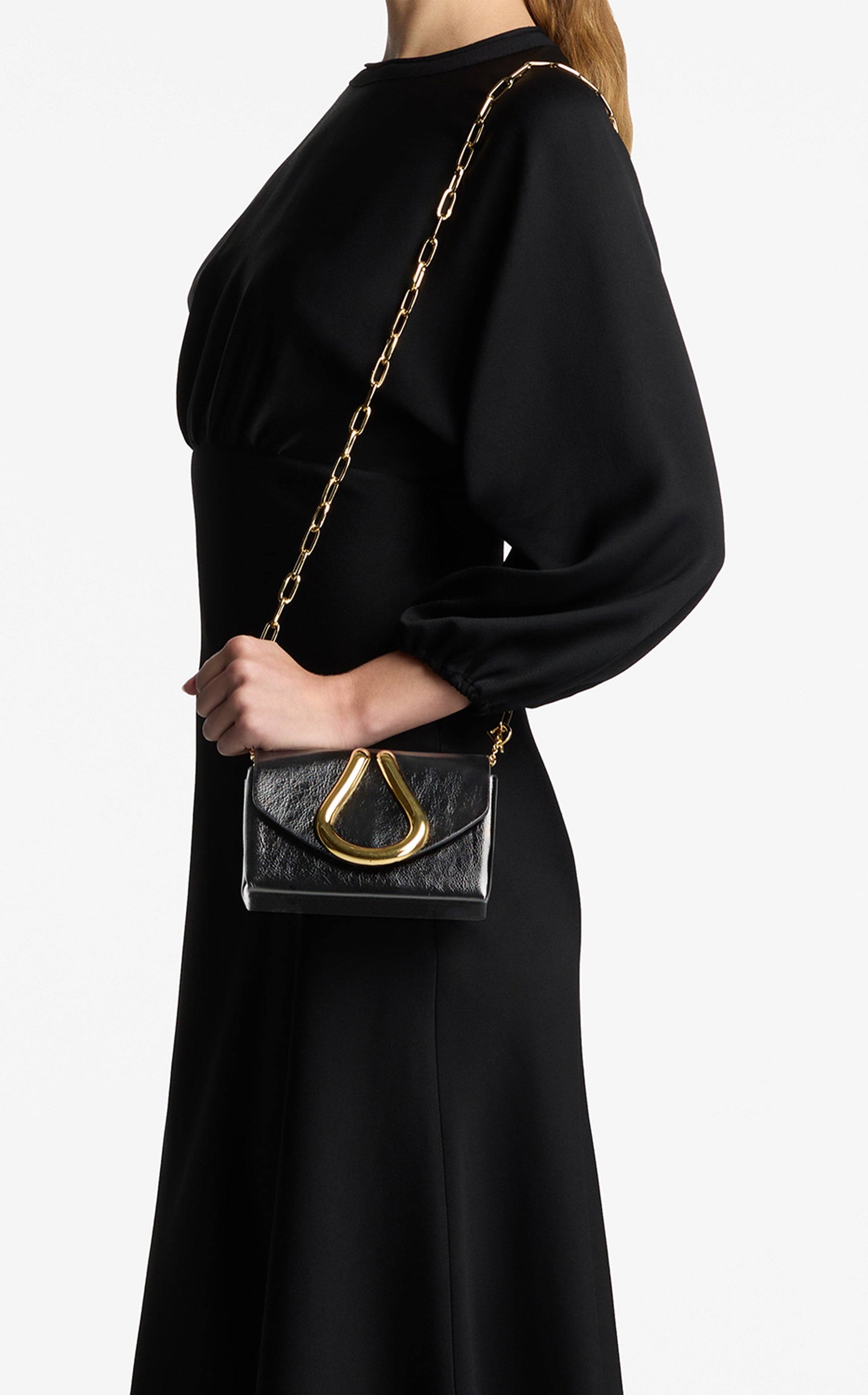 Lido Shiny Calf Mini Loop Handbag