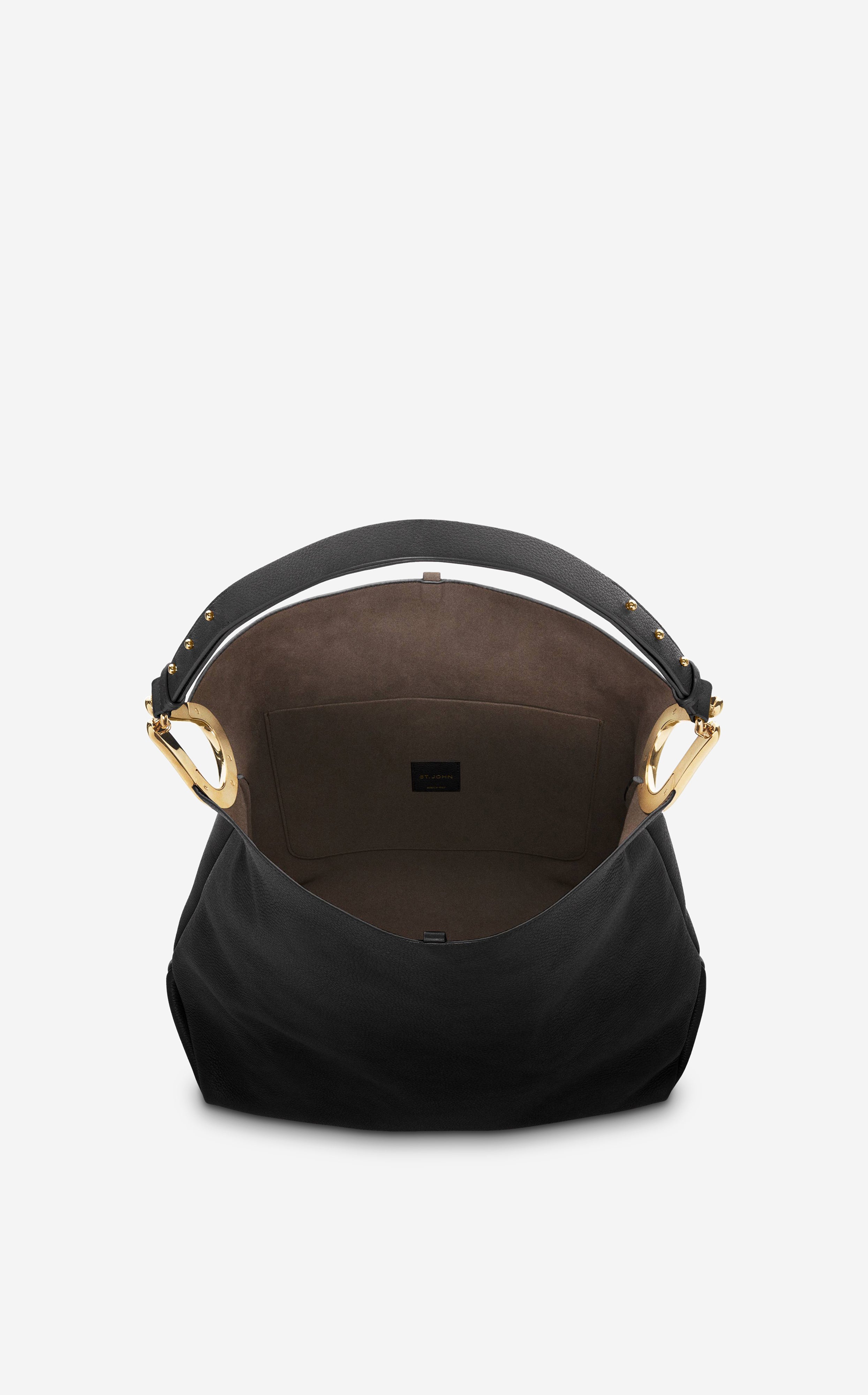 Extra Large Leather Hobo Bag – St. John Knits