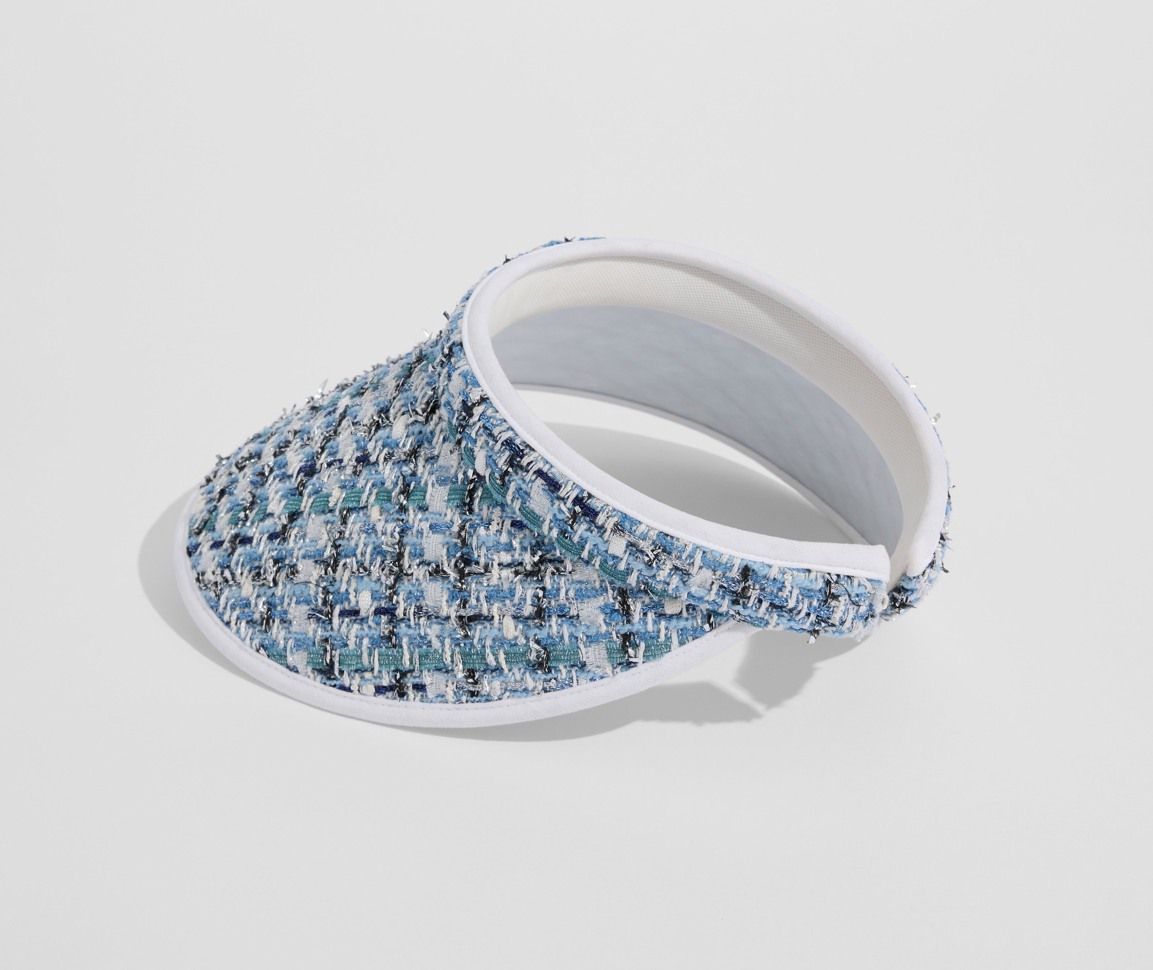 St. John x Malbon Signature Tweed Claire Visor – St. John Knits