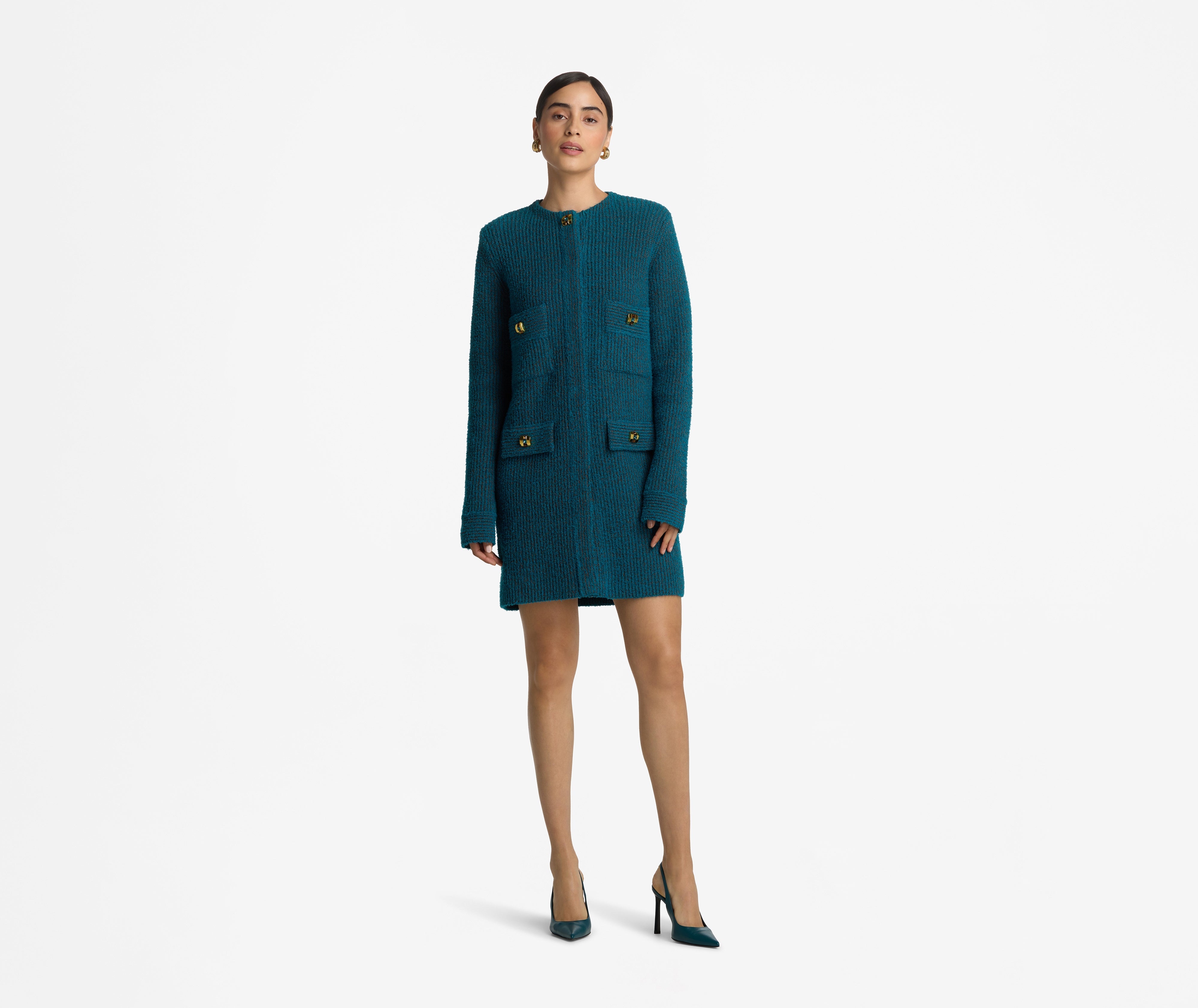 Mouliné Rib Jacket – St. John Knits Mouliné Rib Jacket – St. John Knits