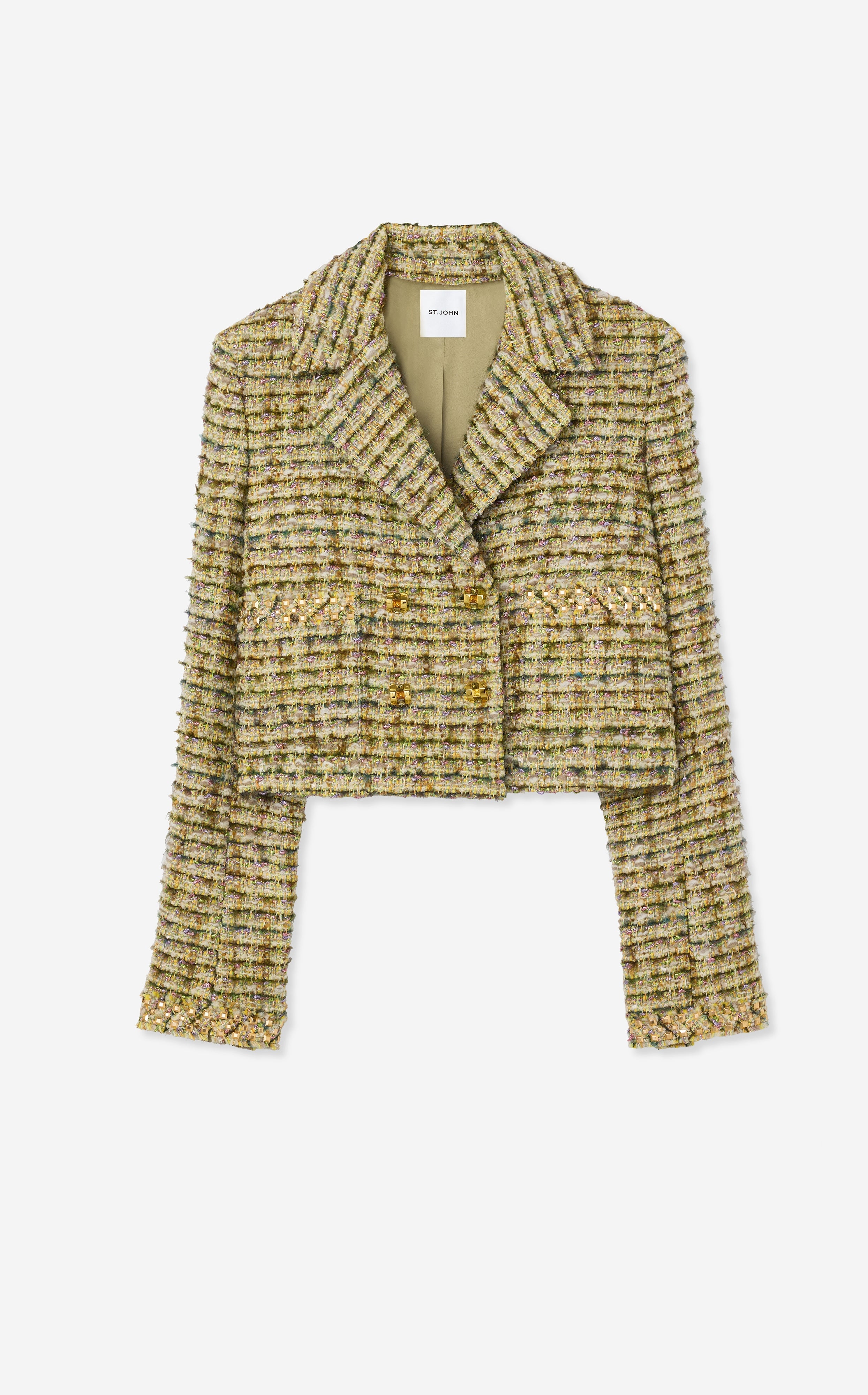 Metallic Tweed Jacket – St. John Knits Metallic Tweed Jacket – St. John Knits